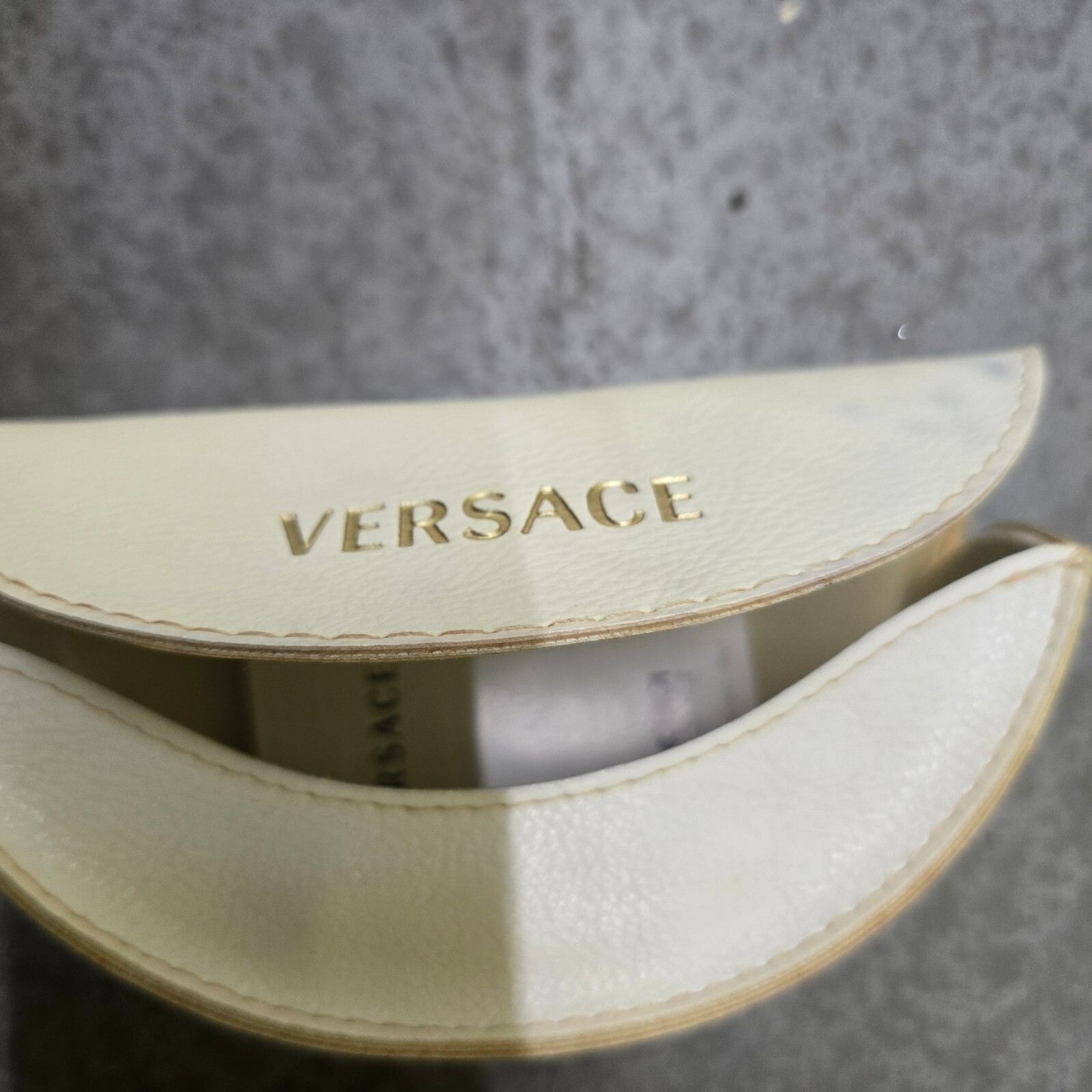 Versace Rimless Sunglasses with Rhinestone Detailing and Case image 7