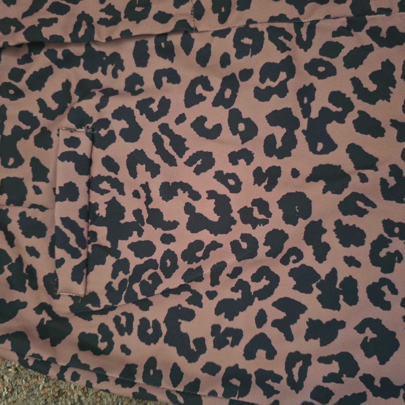 SHEIN Leopard Print Mini Skirt in Pink and Black, Size M image 6