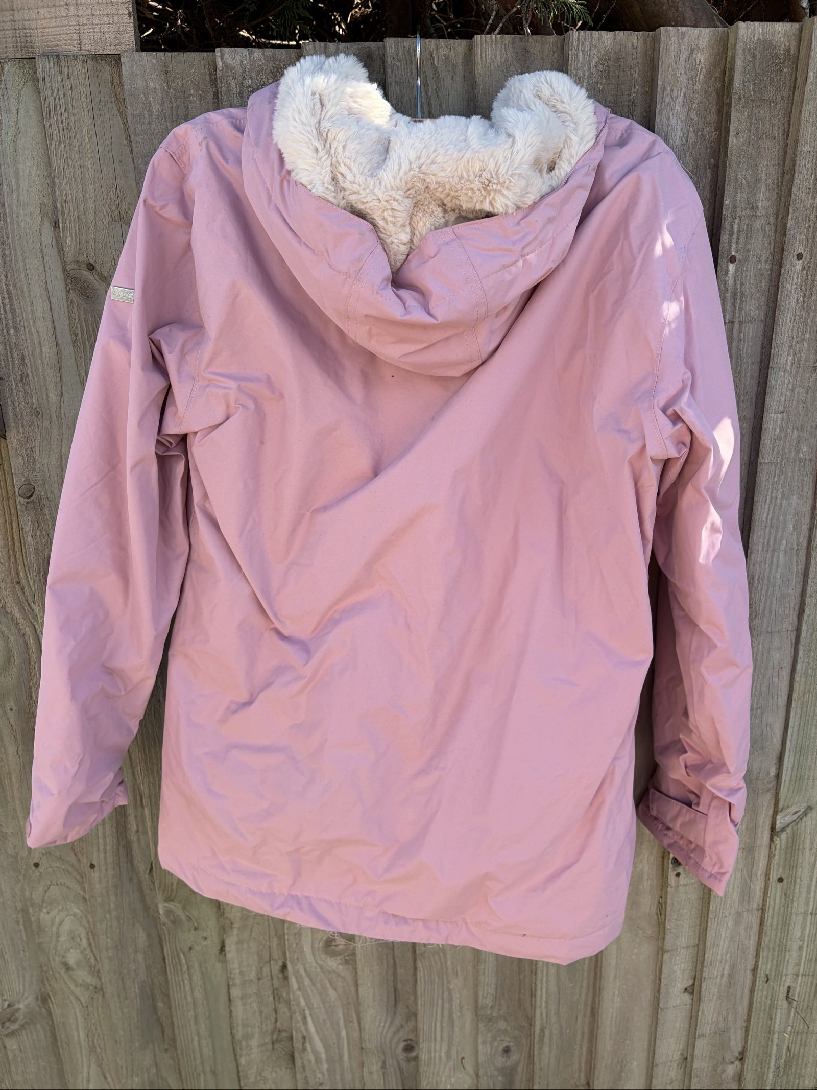 Regatta Women's Pink faux Fur-Lined Waterproof Jacket UK 14 image 3
