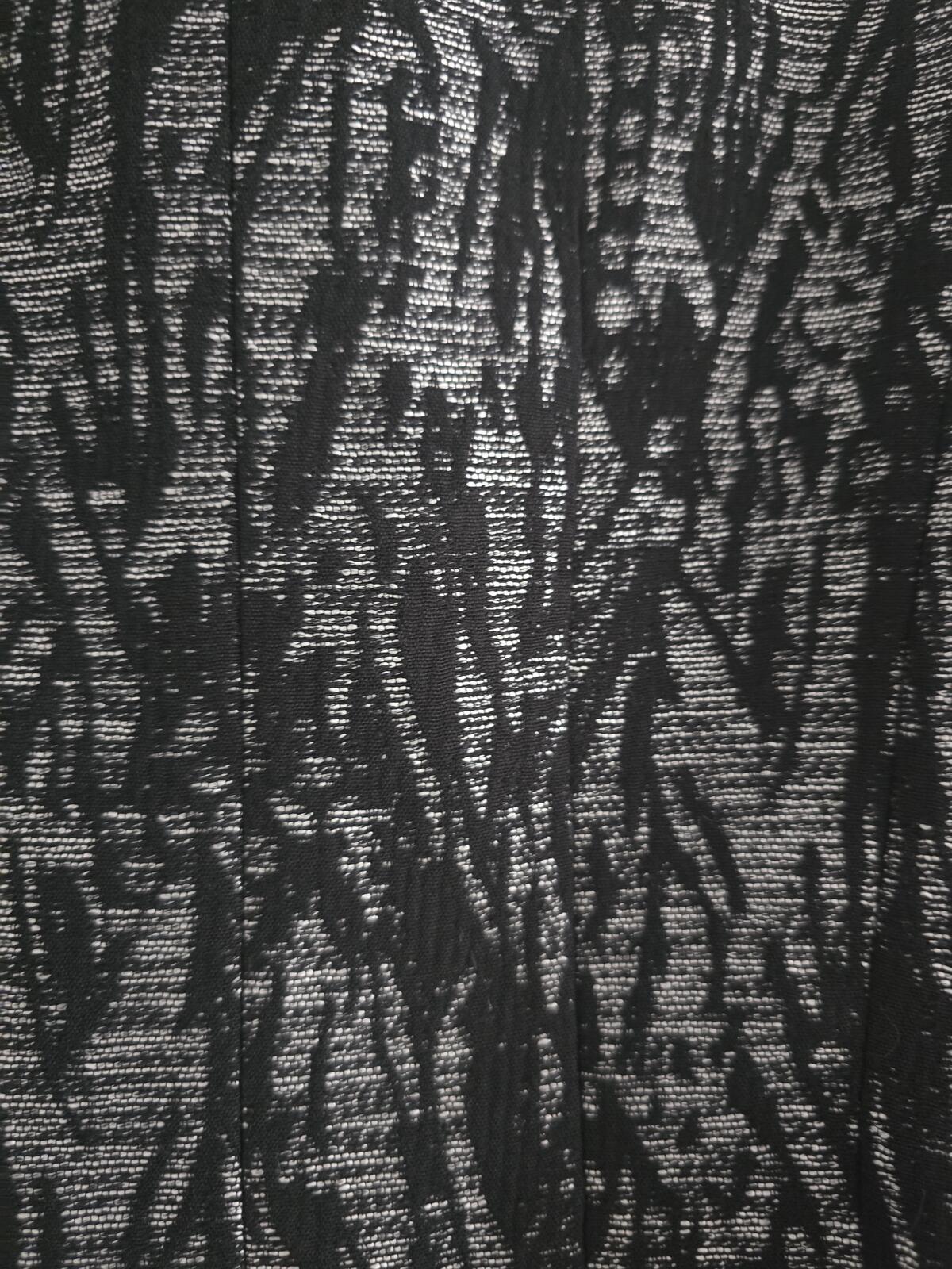 Per Una Women's Black and Silver Patterned Button-Up Jacket Size 12 image 6