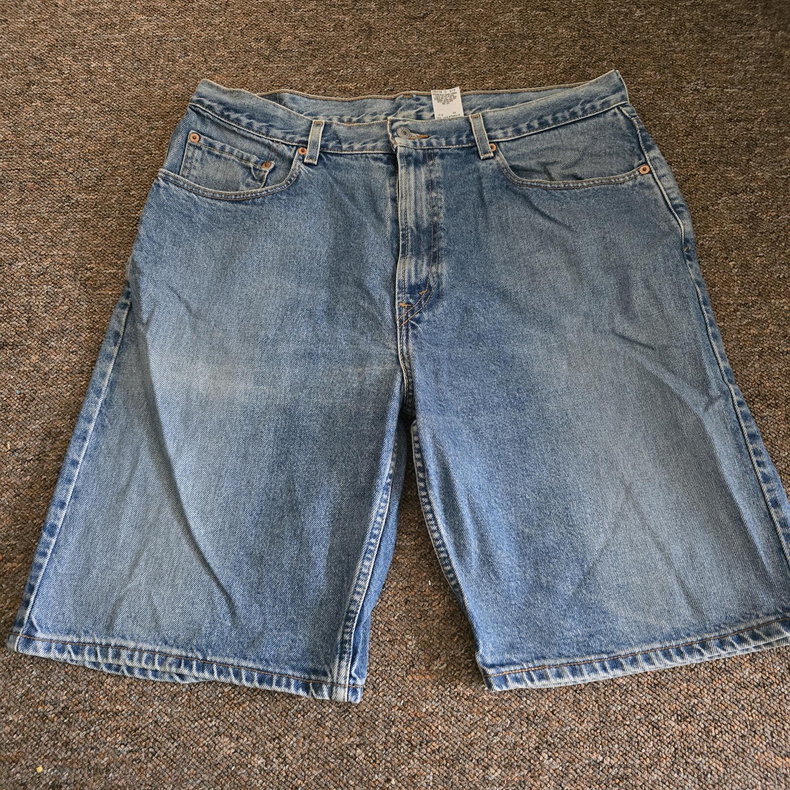 Levi's 569 Denim Shorts W36 L - Classic Blue Relaxed Fit