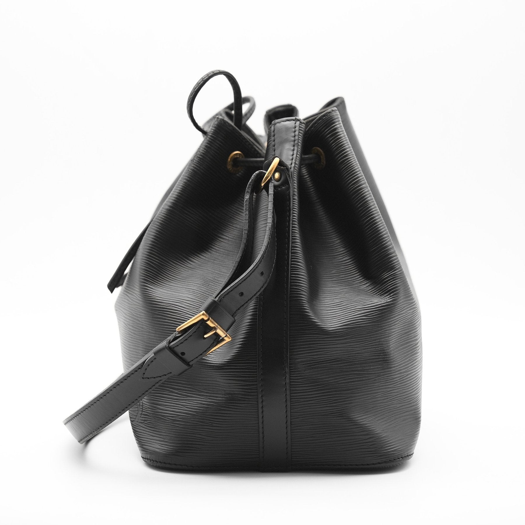 Louis Vuitton Petit Noé Black Epi Leather Shoulder Bag image 5