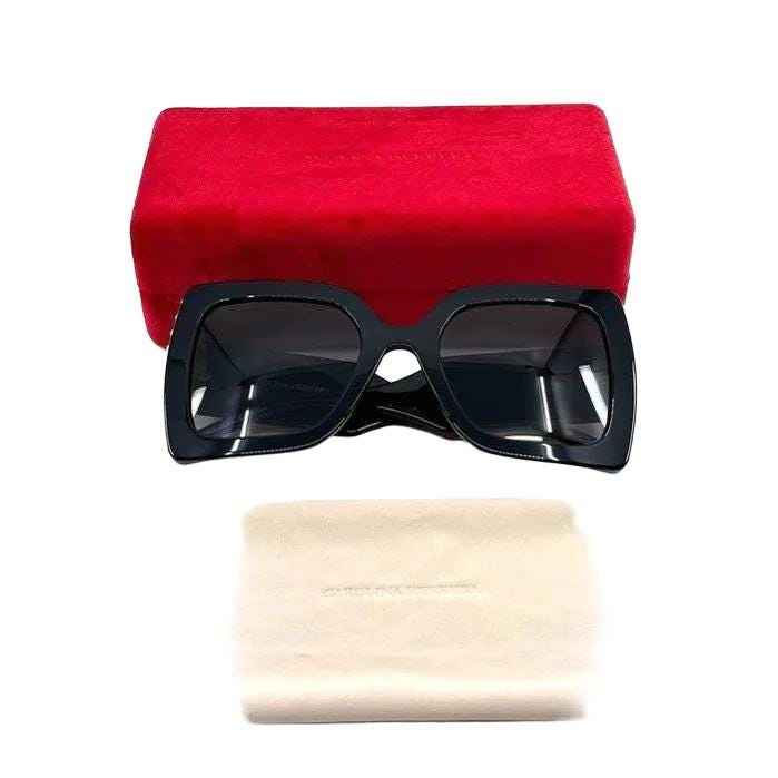 Carolina Herrera Black Acetate Sunglasses