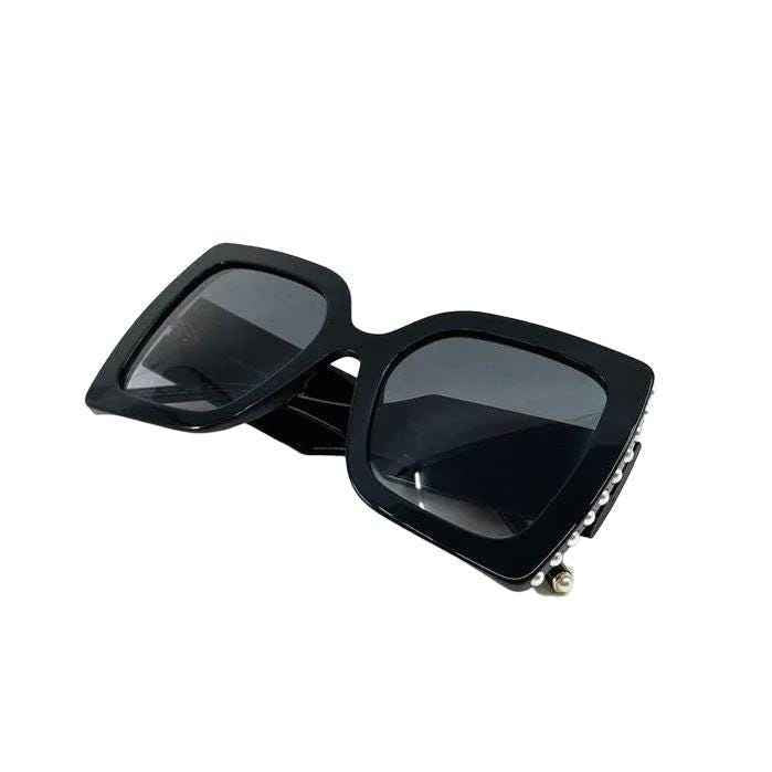 Carolina Herrera Black Acetate Sunglasses image 3