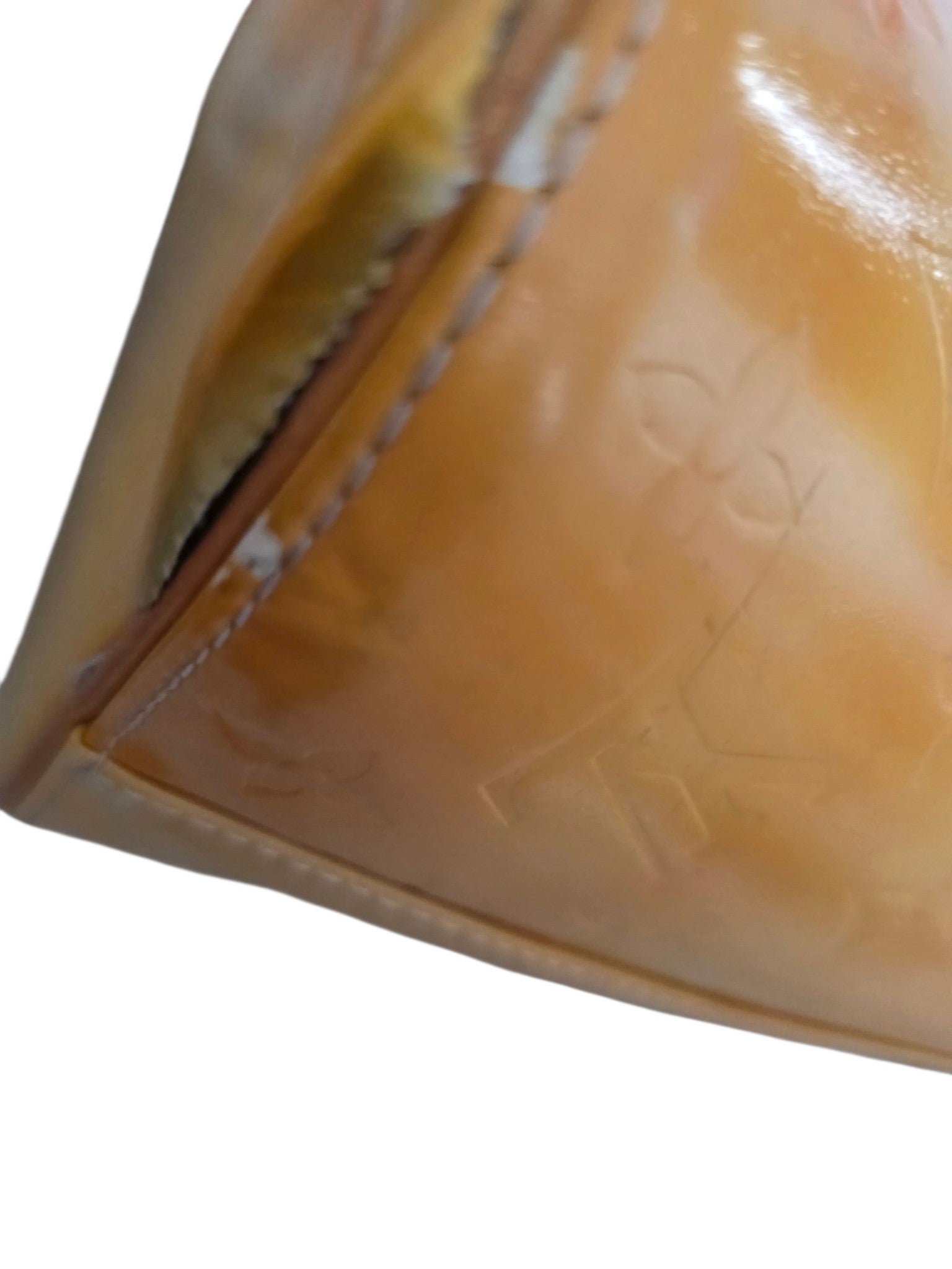 Louis Vuitton Yellow Houston Monogram Vernis Leather Tote Bag image 9