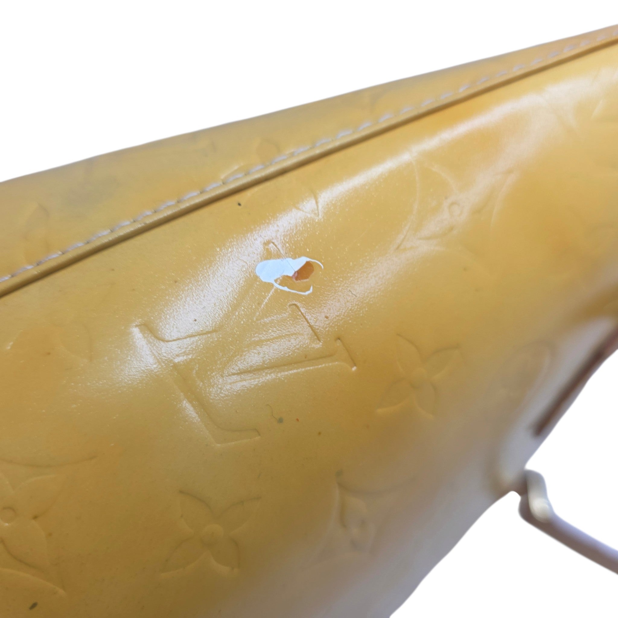 Louis Vuitton Yellow Houston Monogram Vernis Leather Tote Bag image 10