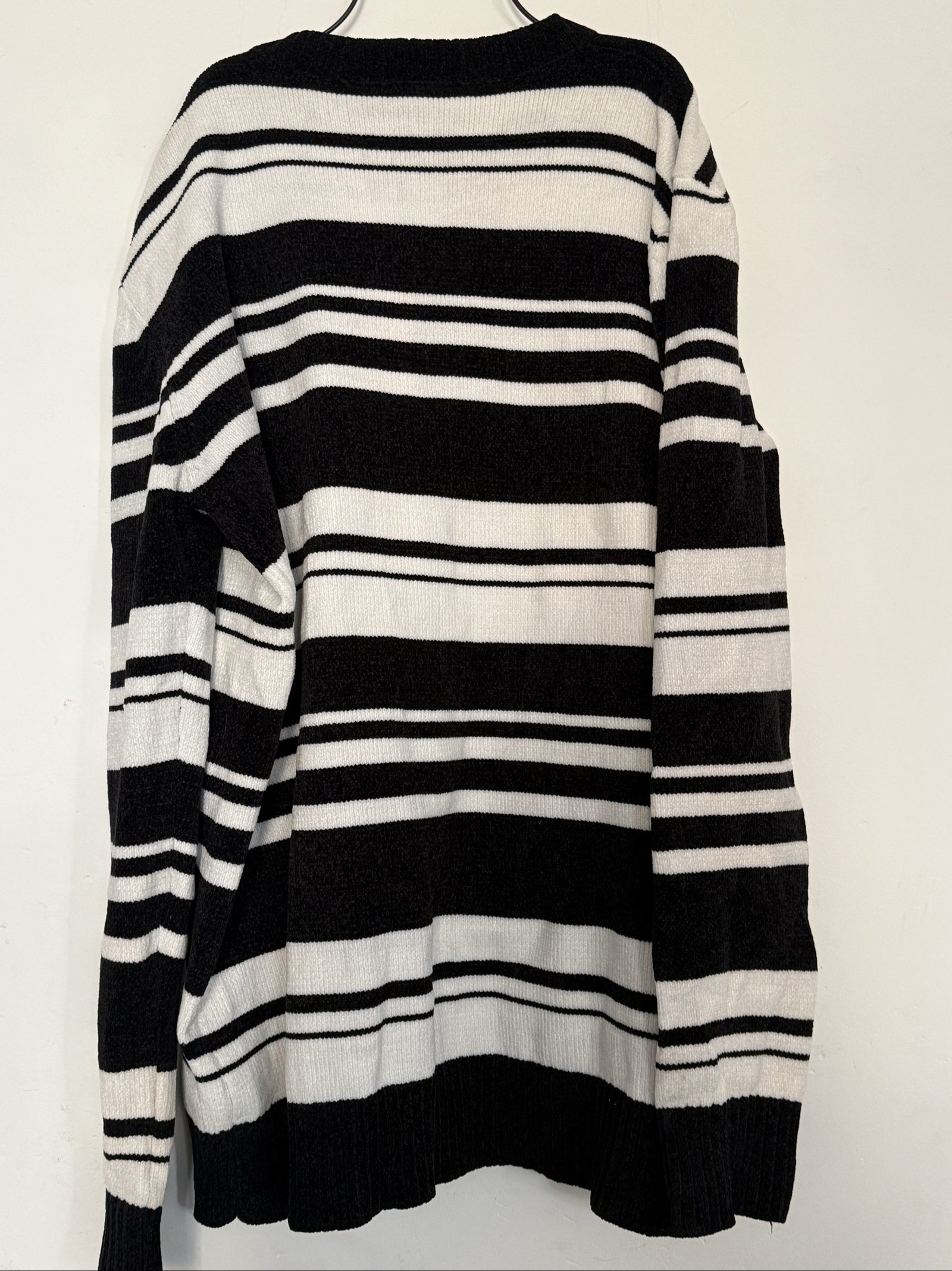 Killstar x Wednesday Addams Striped Jumper | Goth Emo Knit | Preloved size XL image 2