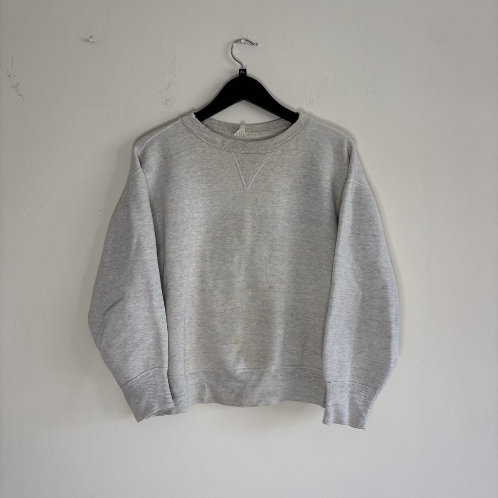 Vintage 60s Russell Athletic Single V Sweatshirt Grey Made in USA Crewneck L
