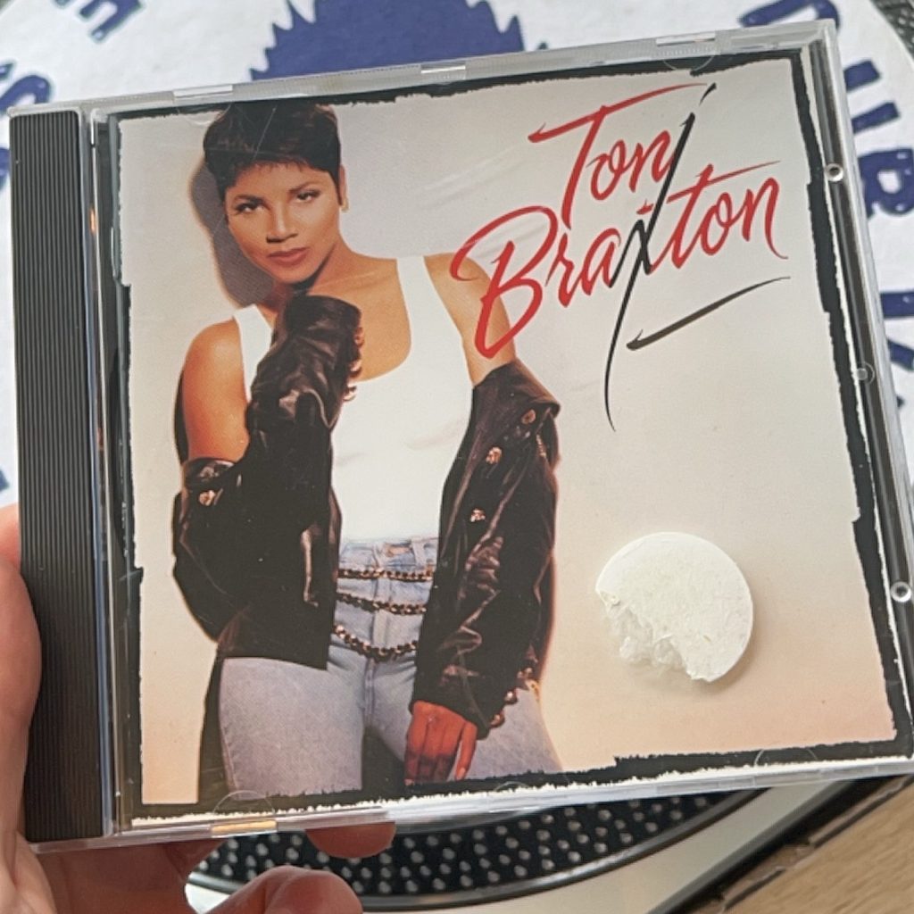 Toni Braxton Self-Titled White & Black CD Album