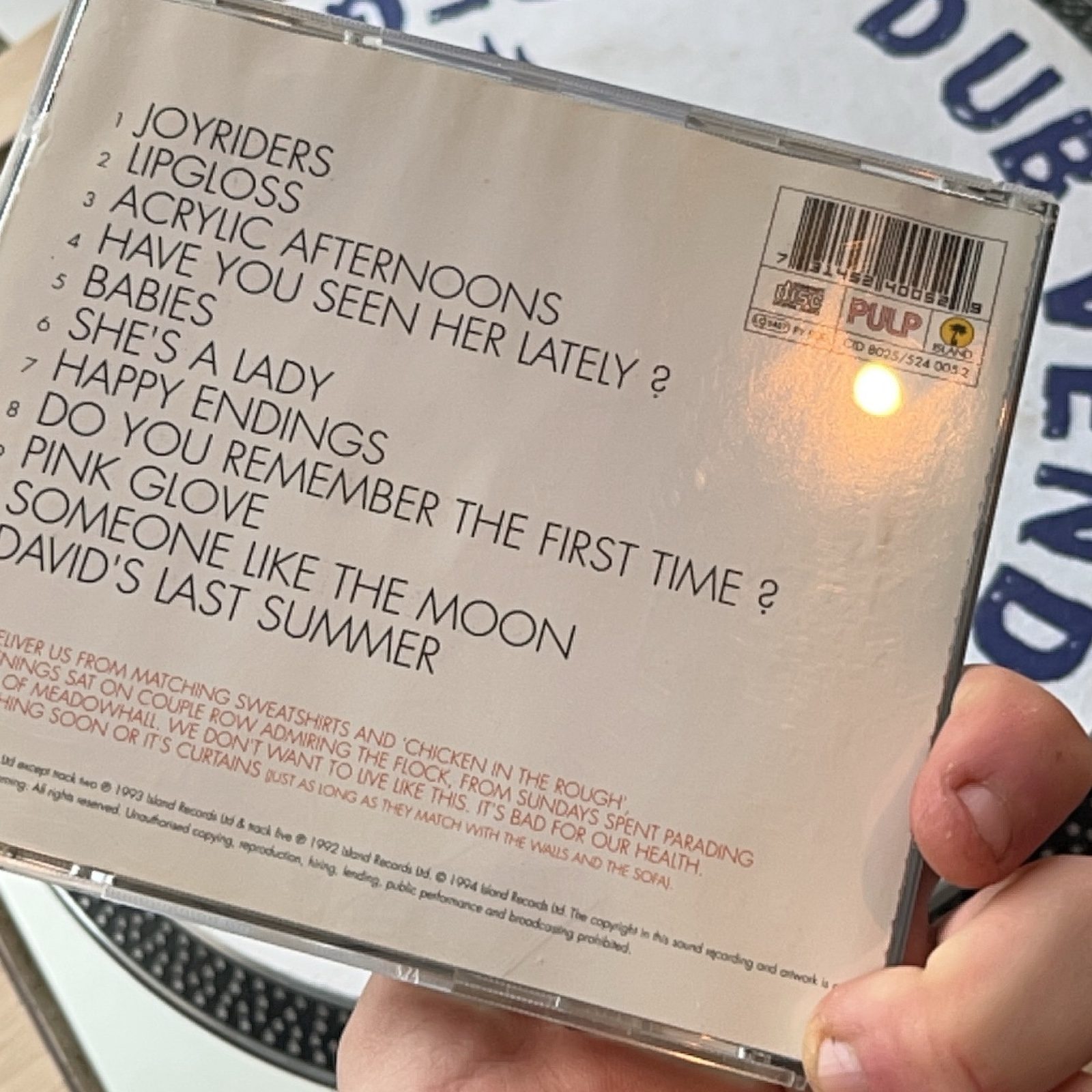 Pulp His 'N' Hers CD Album image 2