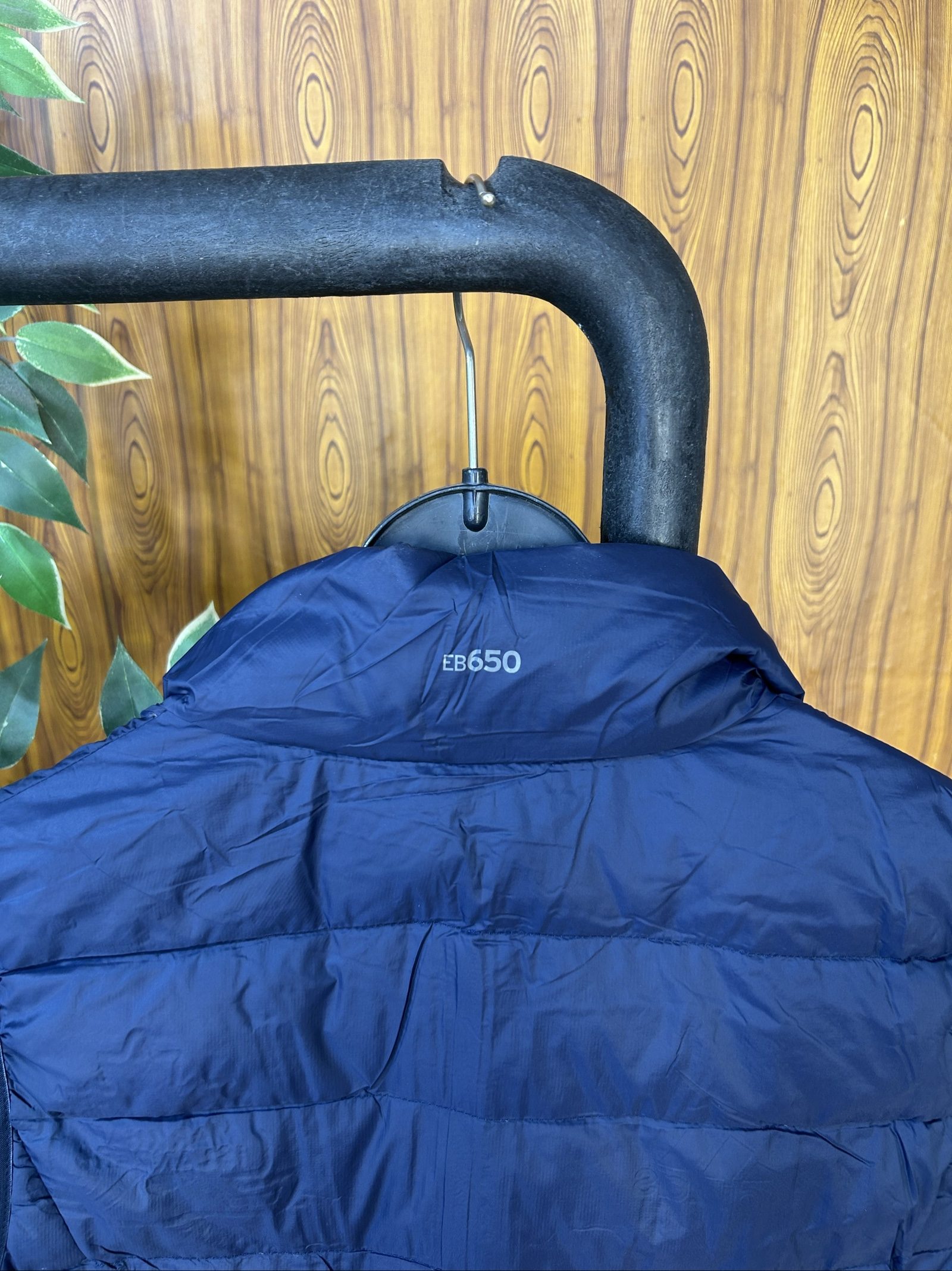 Eddie Bauer Navy Smanicato Imbottito Donna M image 7