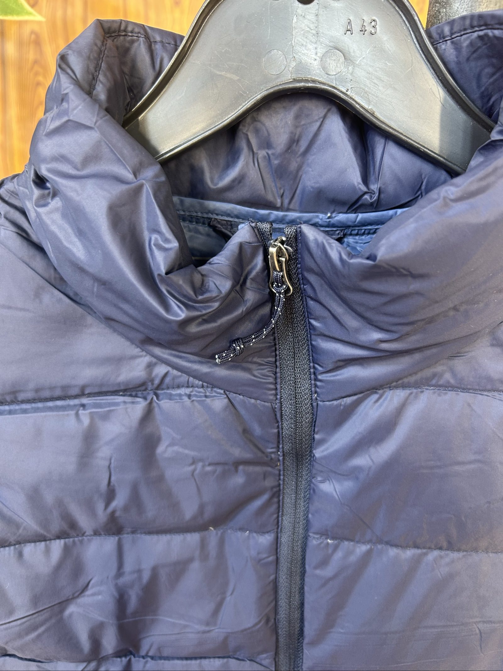 Eddie Bauer Navy Smanicato Imbottito Donna M image 2