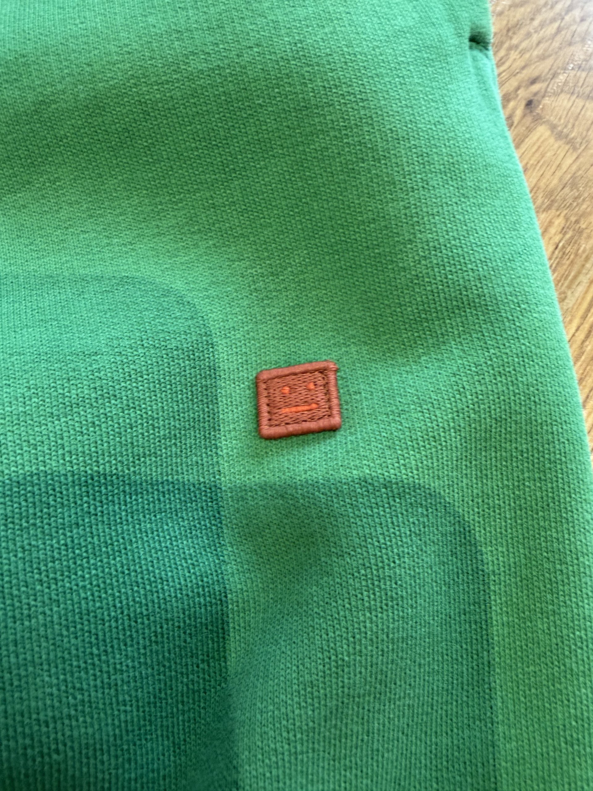 Acne Studios Green Cotton Sweatpants Small Relaxed Fit image 3