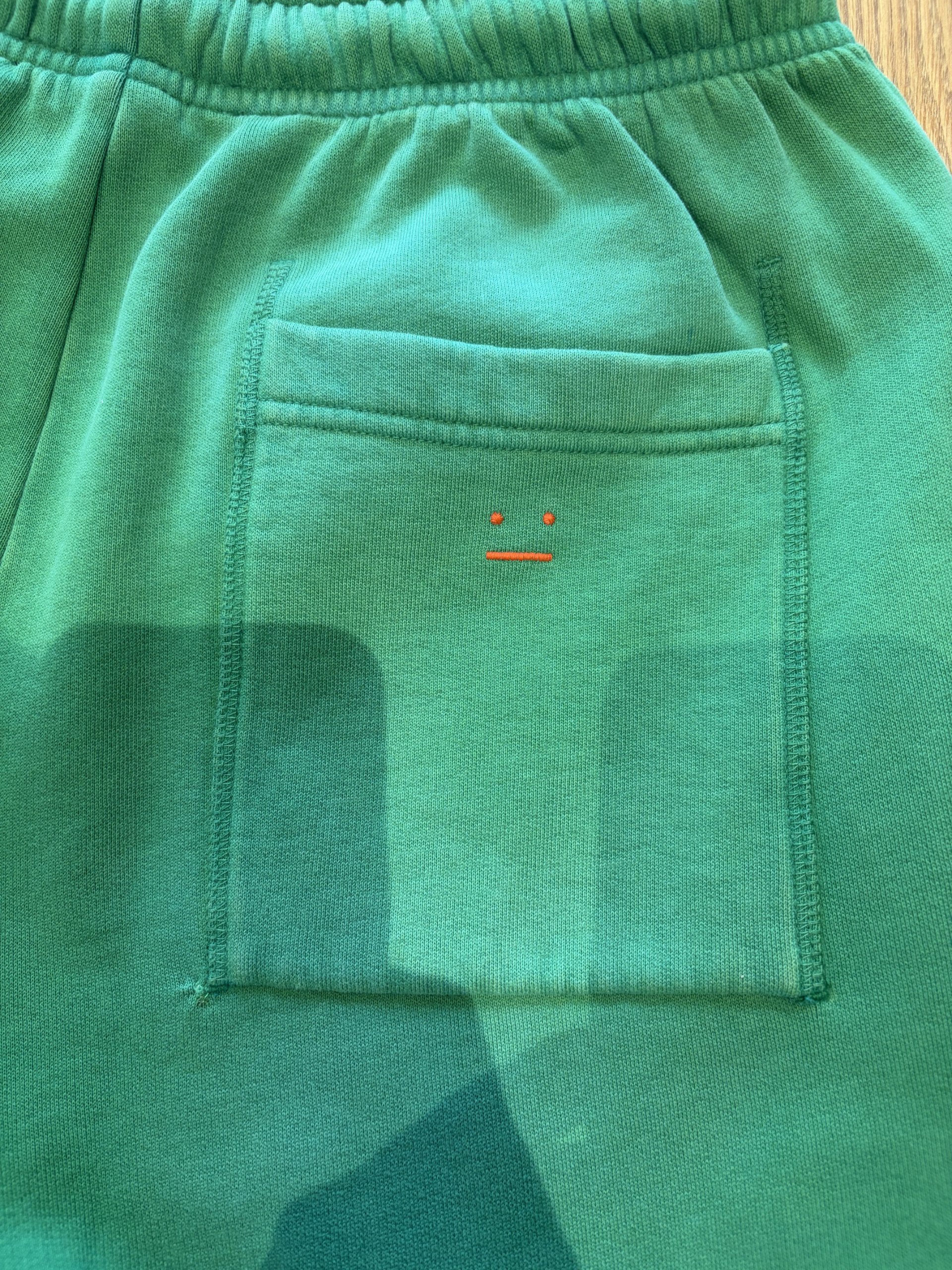 Acne Studios Green Cotton Sweatpants Small Relaxed Fit image 4
