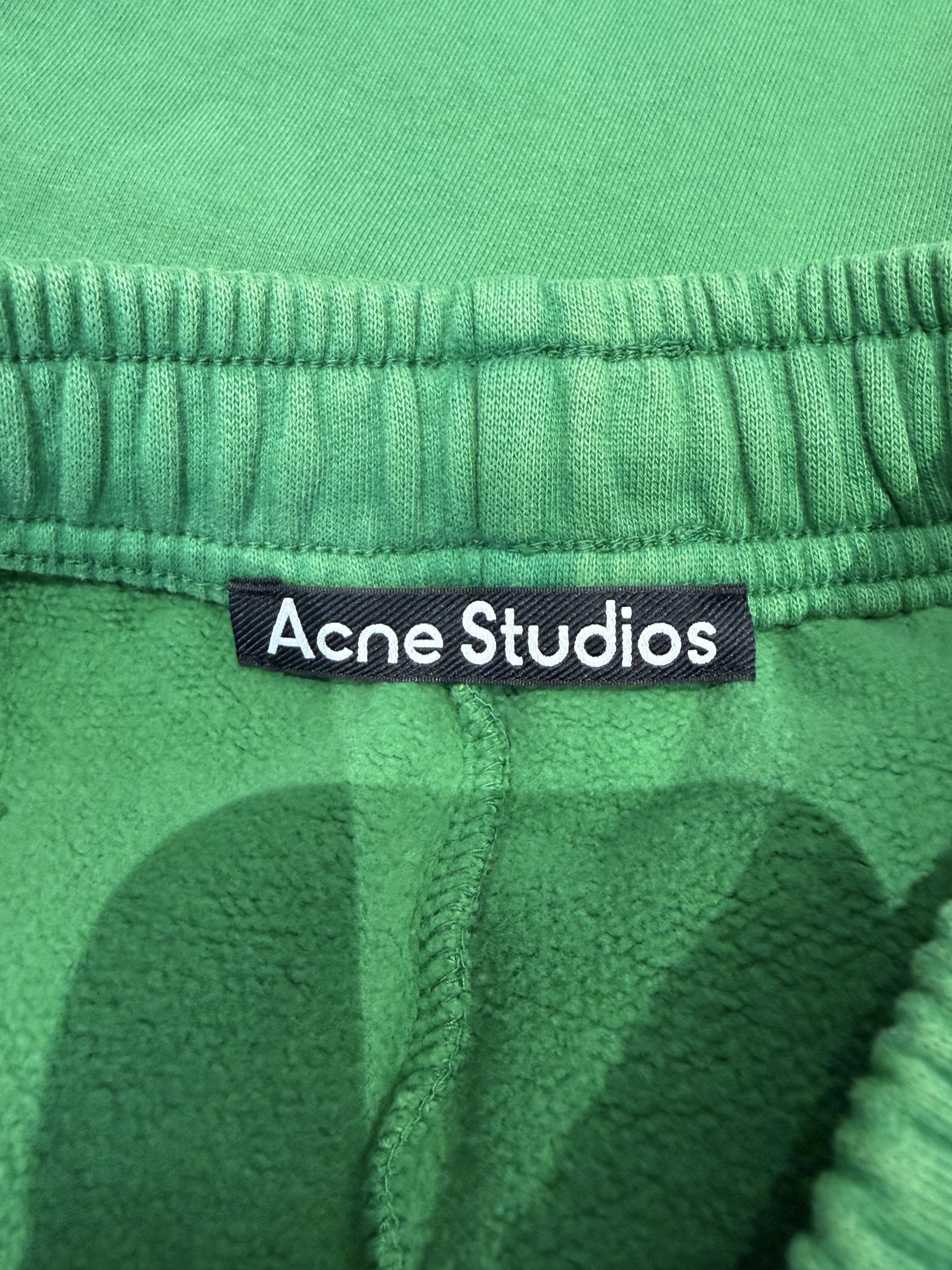 Acne Studios Green Cotton Sweatpants Small Relaxed Fit image 5