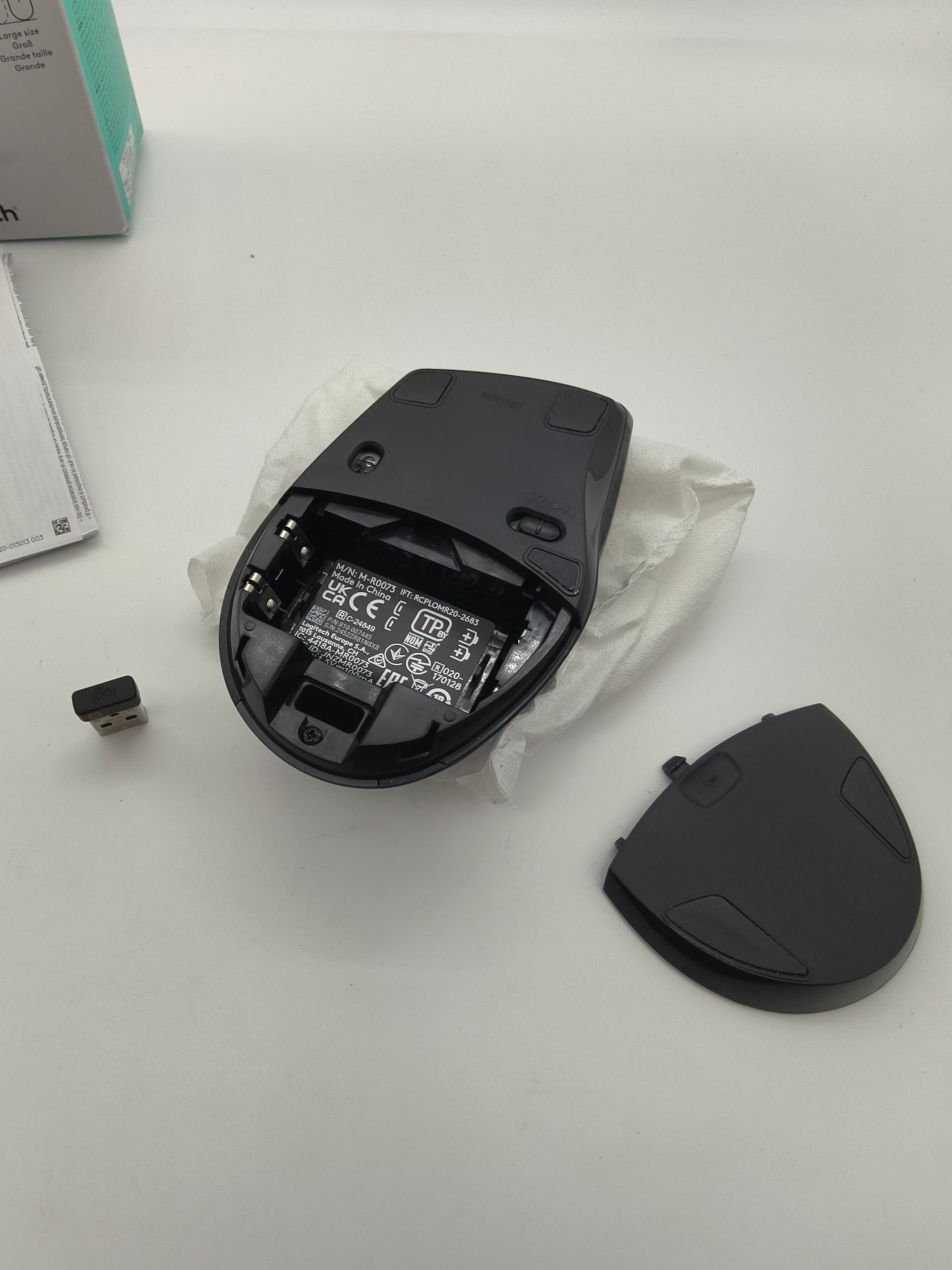 Logitech M705 Marathon Mouse Wireless Nero image 5