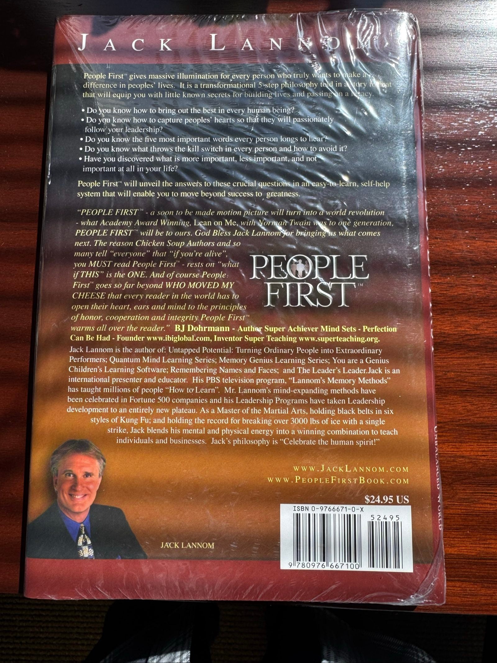 People First: Achieving Balance in an Unbalanced World by Jack Lannom – Hardcover – Sealed image 2