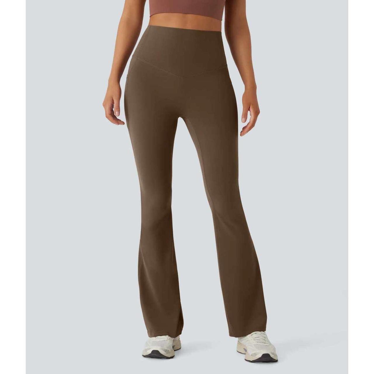 HALARA High Waisted Tummy Control Shaping Yoga Bootcut- XL Petite