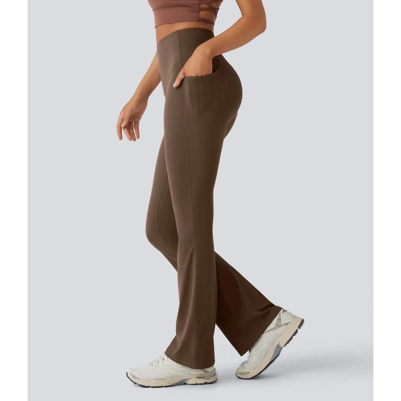 HALARA High Waisted Tummy Control Shaping Yoga Bootcut- XL Petite image 3
