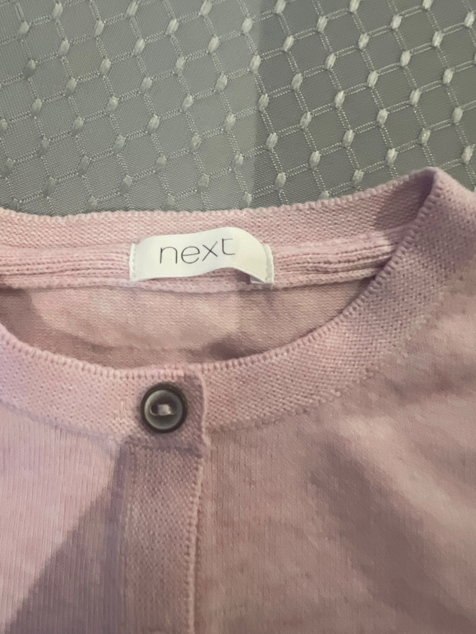 Next Kids' Pink Cotton Blend Cardigan 3-4 Years image 2