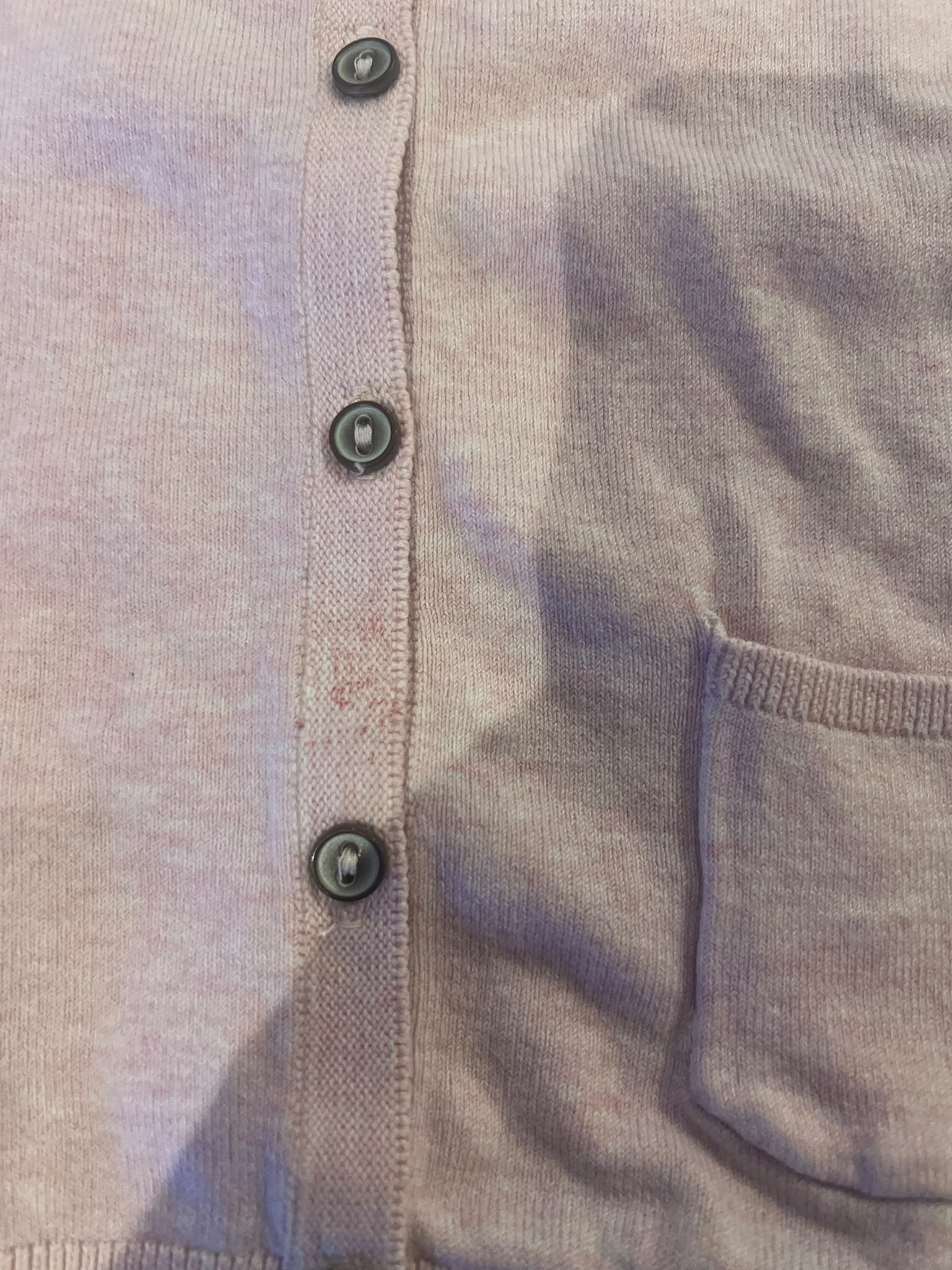 Next Kids' Pink Cotton Blend Cardigan 3-4 Years image 4