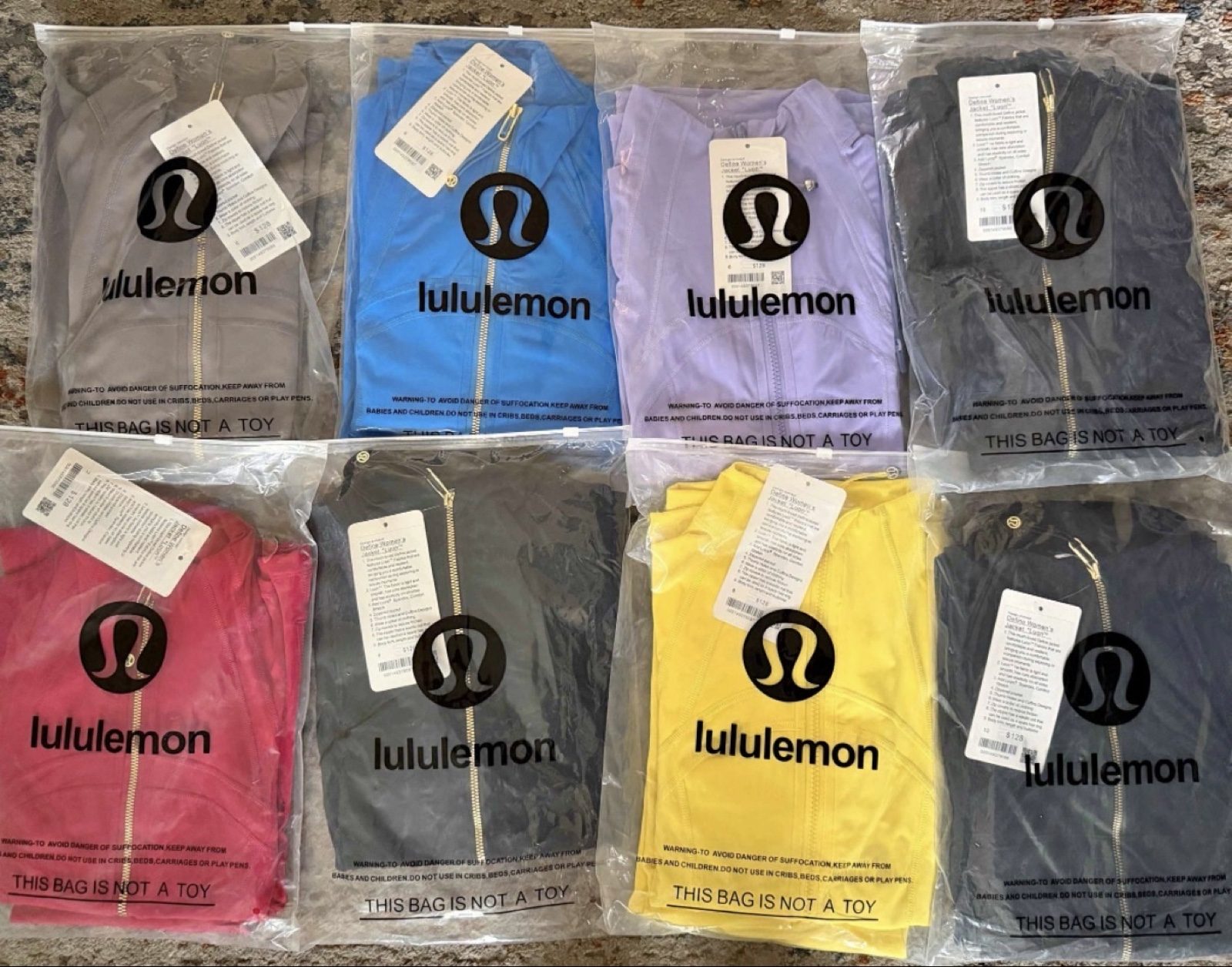 Lululemon Women's Black Zip Jacket & Leggings Set Size 6 image 5