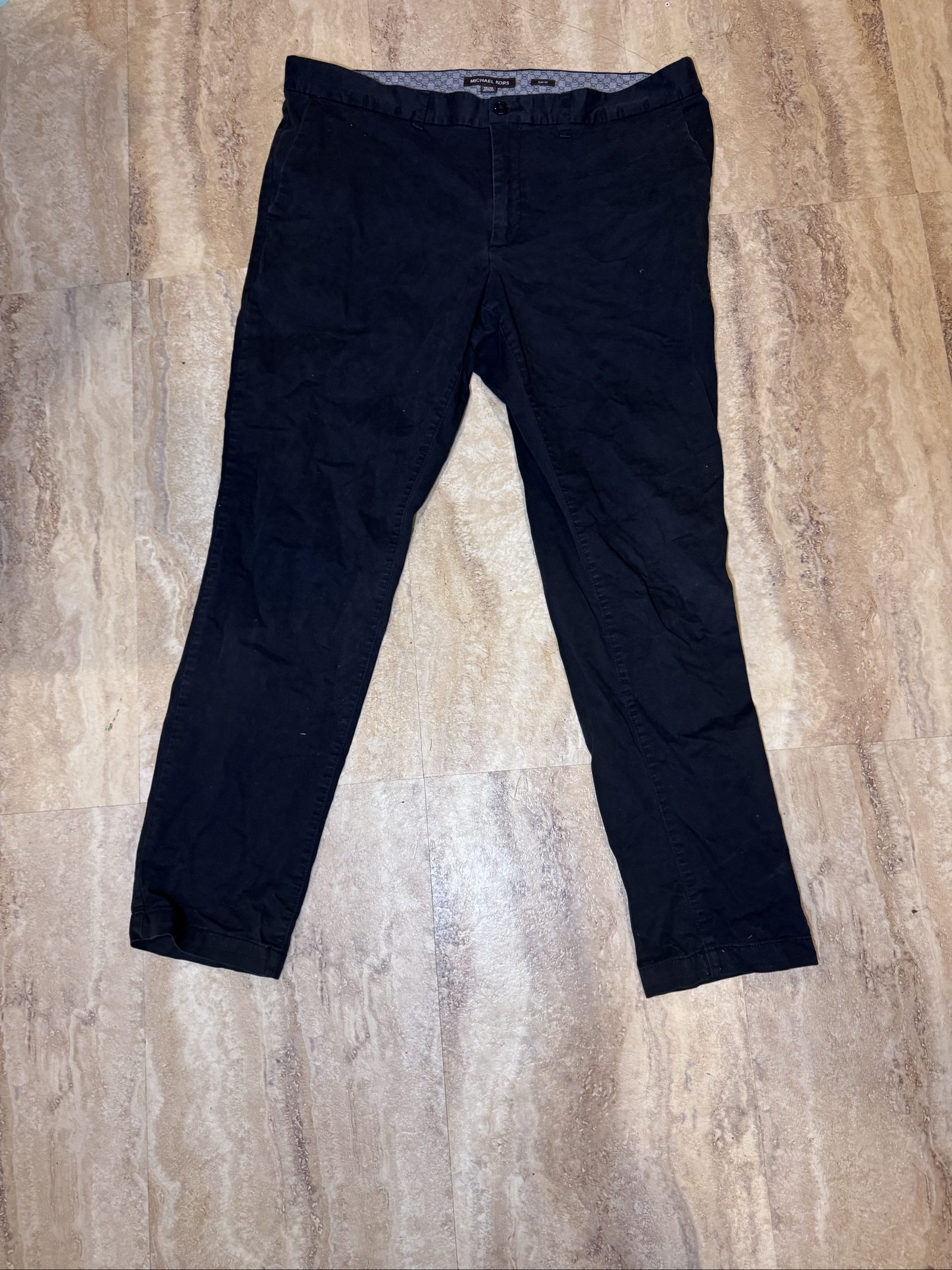 Michael Kors Black Slim Fit Pants 38/32