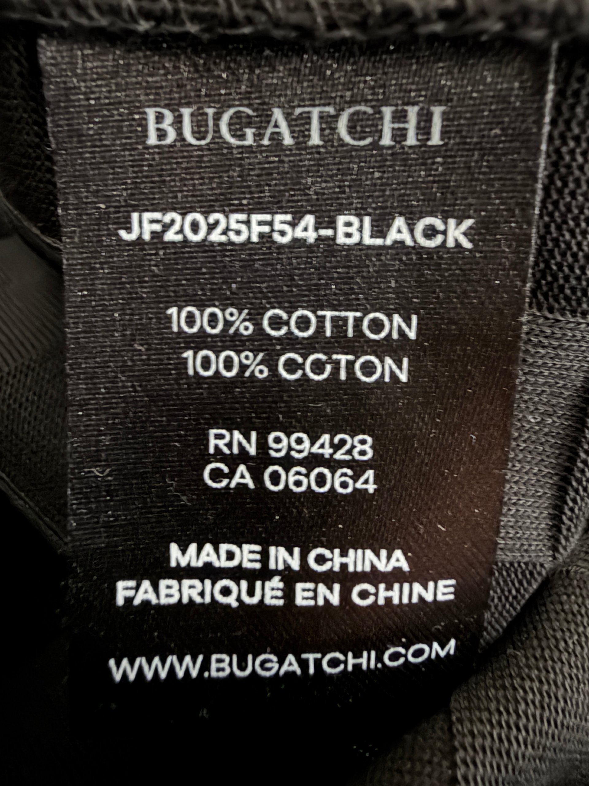 BUGATCHI Black Checkerboard Jacquard Cotton Crewneck T-Shirt Mens XL image 6