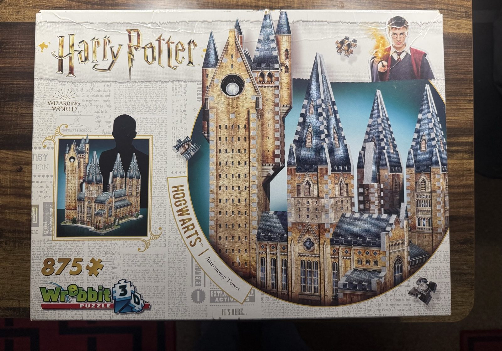 Harry Potter Hogwarts Astronomy Tower Wrebbit 3D Puzzle 875 Pieces