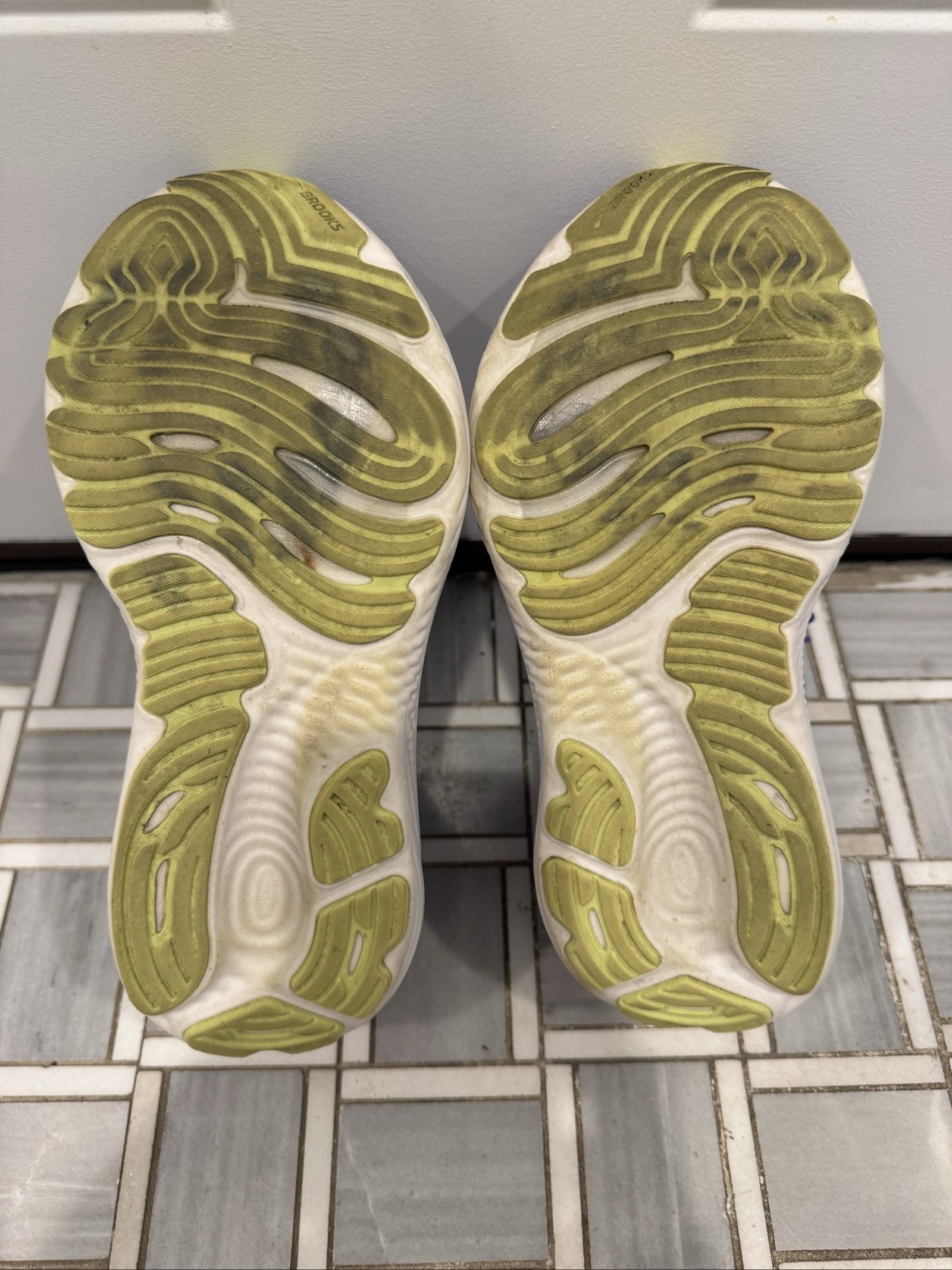 Women's Brooks Glycerin 22 Running Shoes – Blue Lime – 7.5 image 6