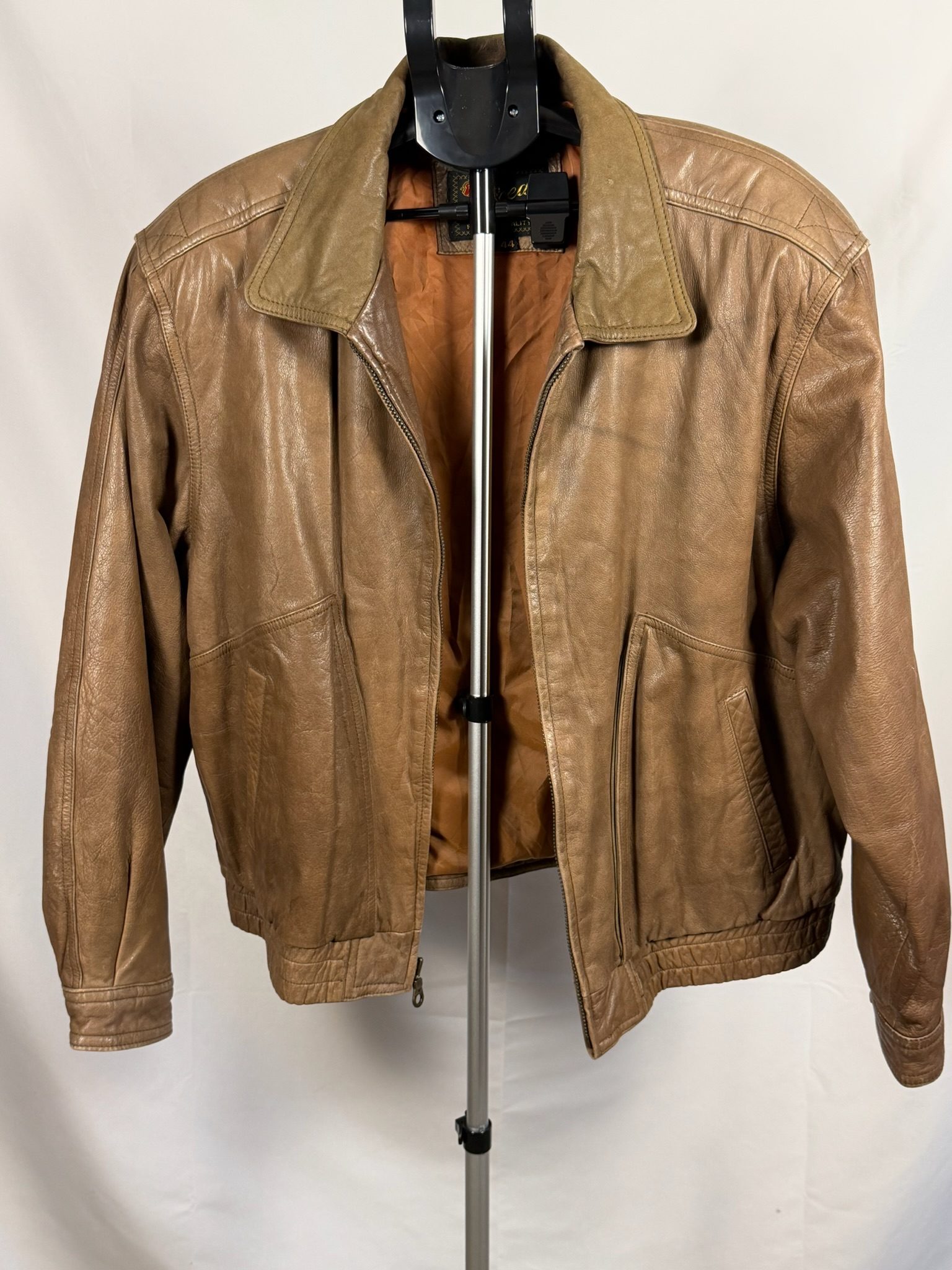 Brown Leather Jacket Medium