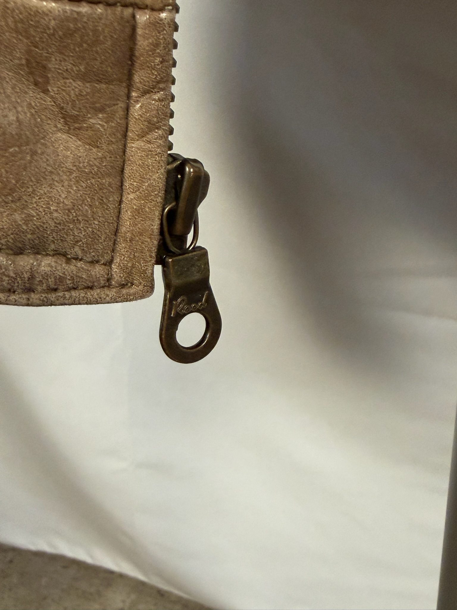 Brown Leather Jacket Medium image 4