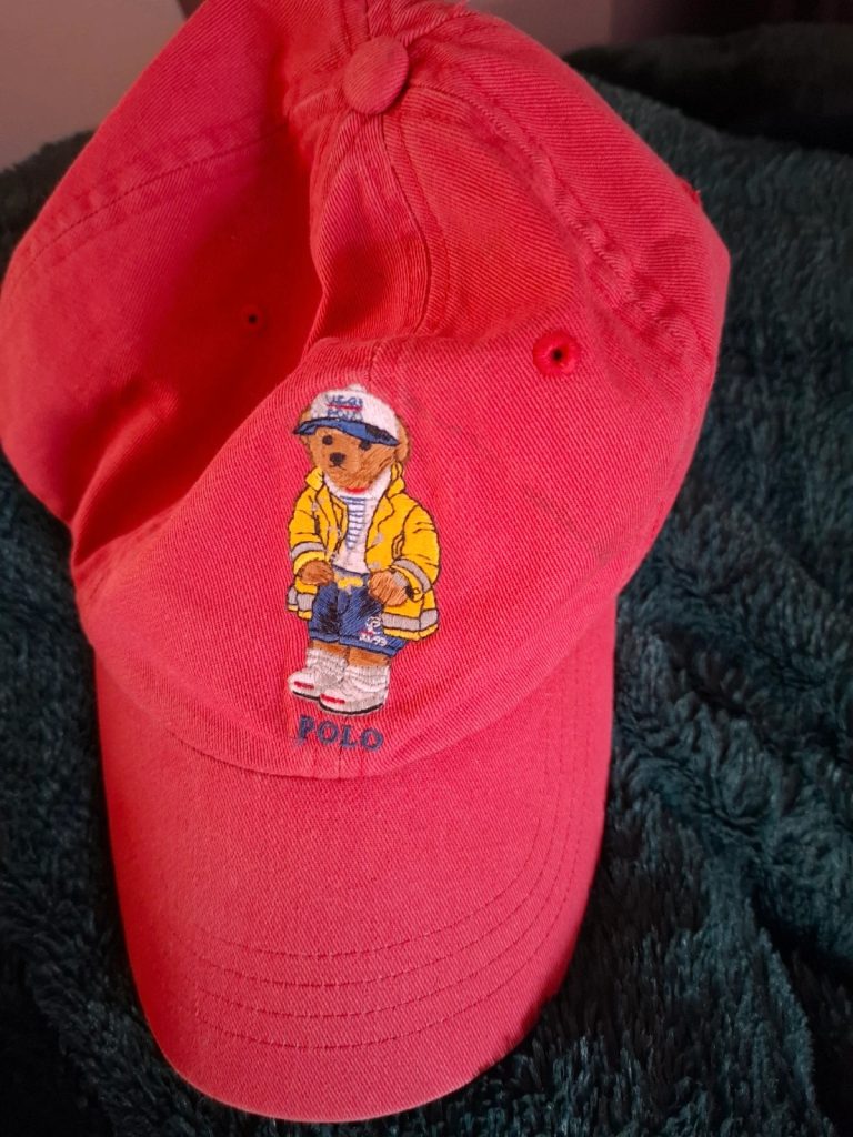 Red bear Ralph Lauren hat