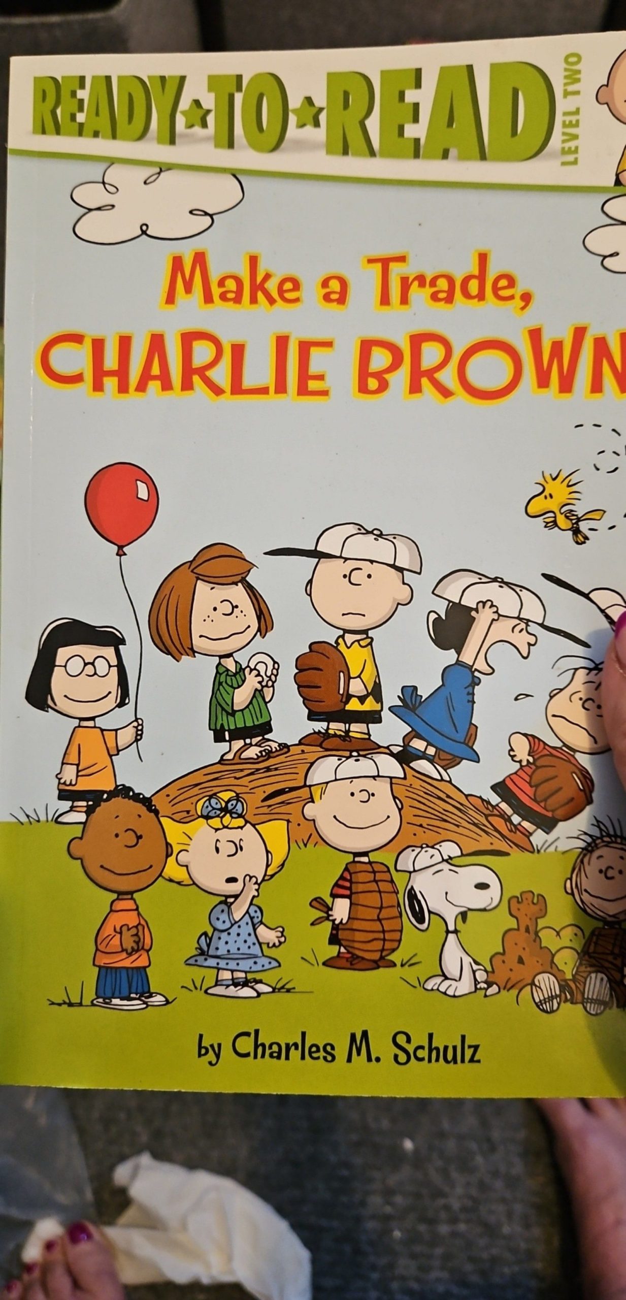 Ready to Read Make a Trade Charlie Brown Level Two Children's Book
