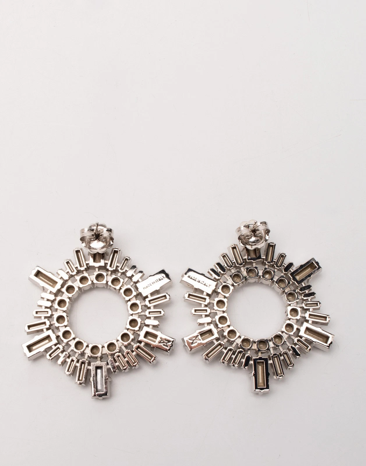 New Amina Muaddi Begum Rhinestone Stud Earrings One Size image 8