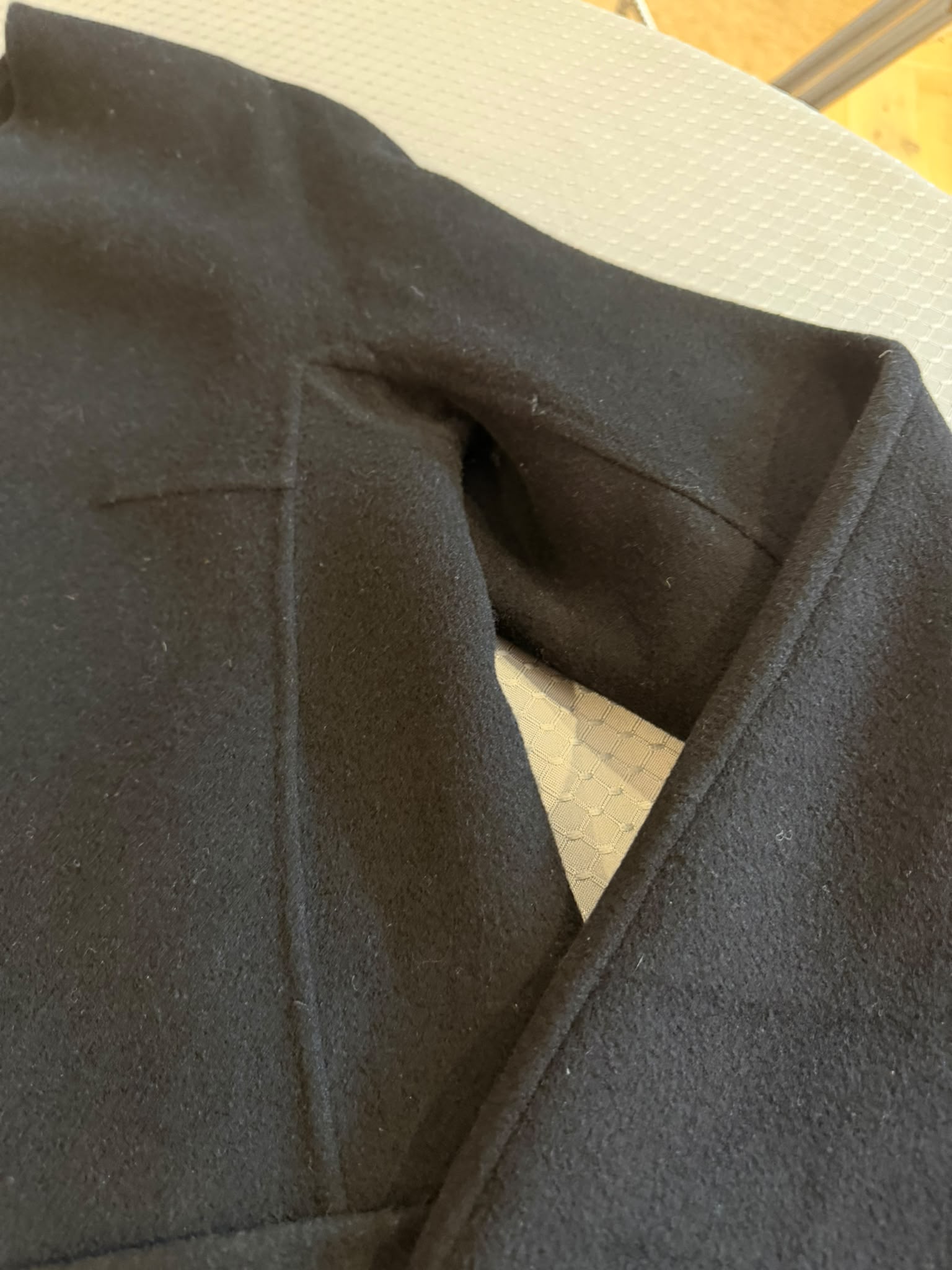 Intrend (Max Mara) Women's Black Wool Blend Coat M (12) Long Sleeve Pockets image 8