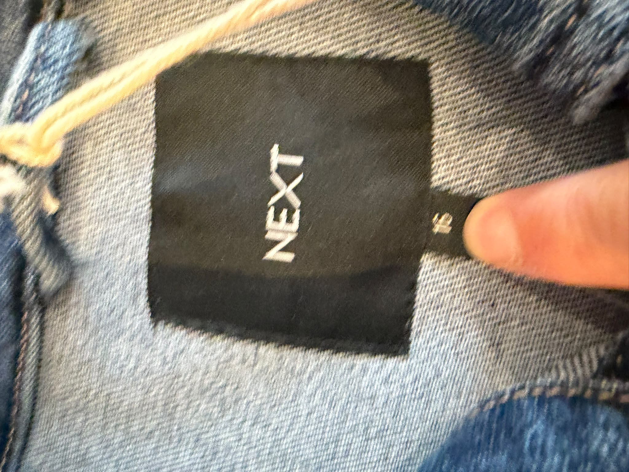 Next Esprit Denim Blue Women's Denim Jacket 16 (New with tags) image 10