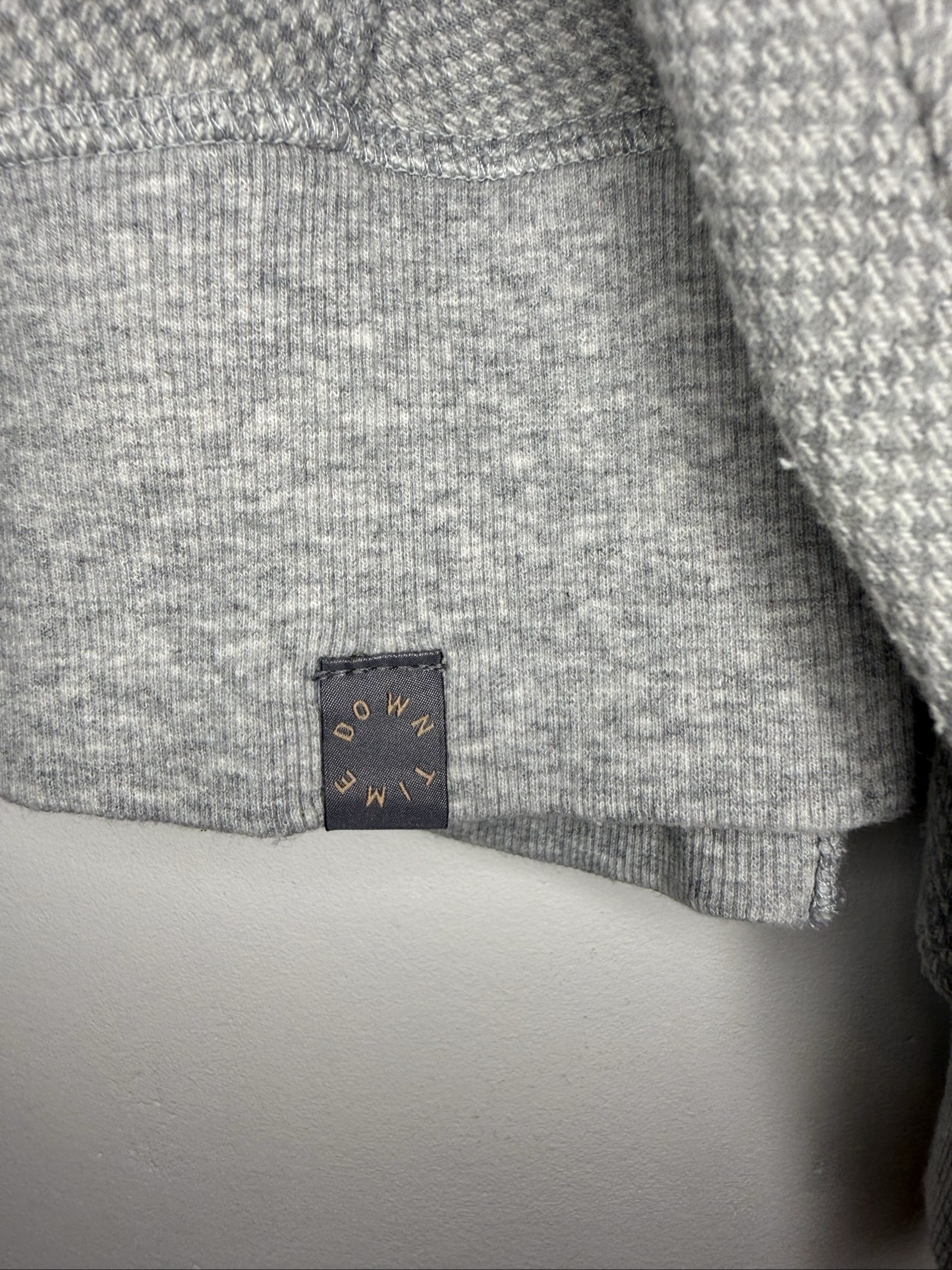 Next Women Grey Textured Jumper Medium Downtime image 3
