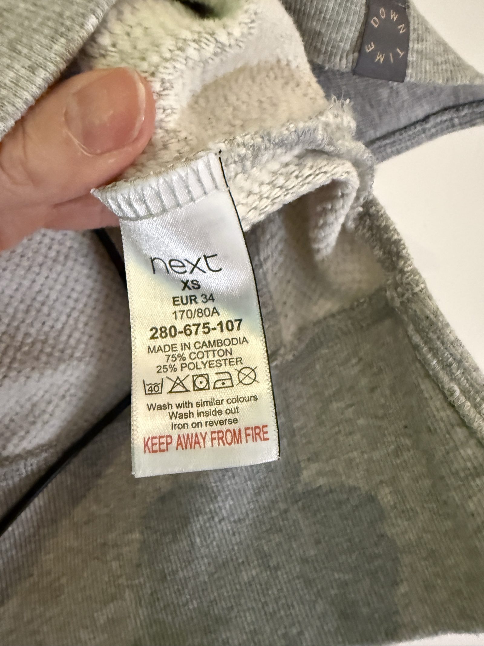 Next Women Grey Textured Jumper Medium Downtime image 6