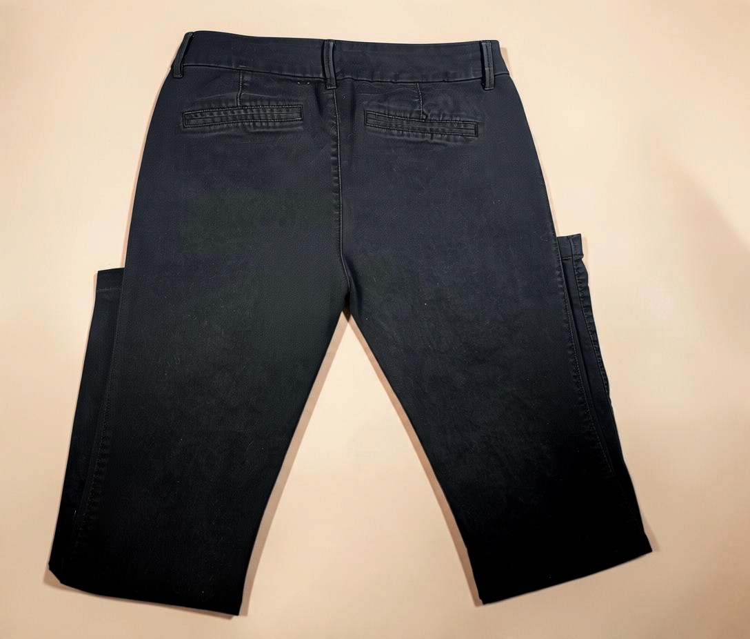 Old Navy Black Boot-Cut Pants Size 8 Women's image 4