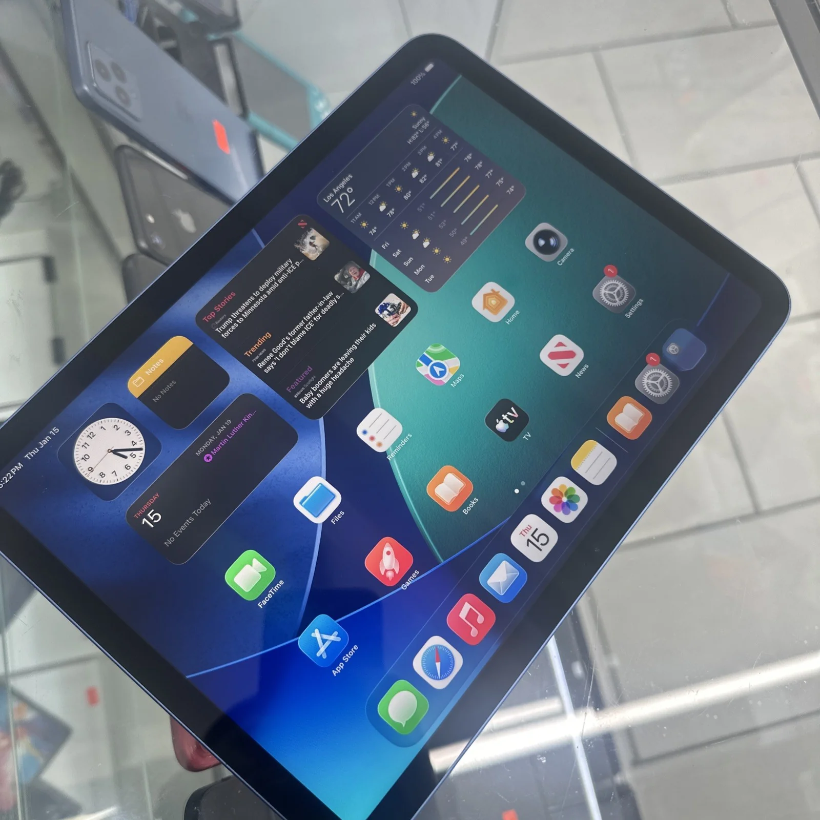 Apple Blue iPad Tablet Other image 2