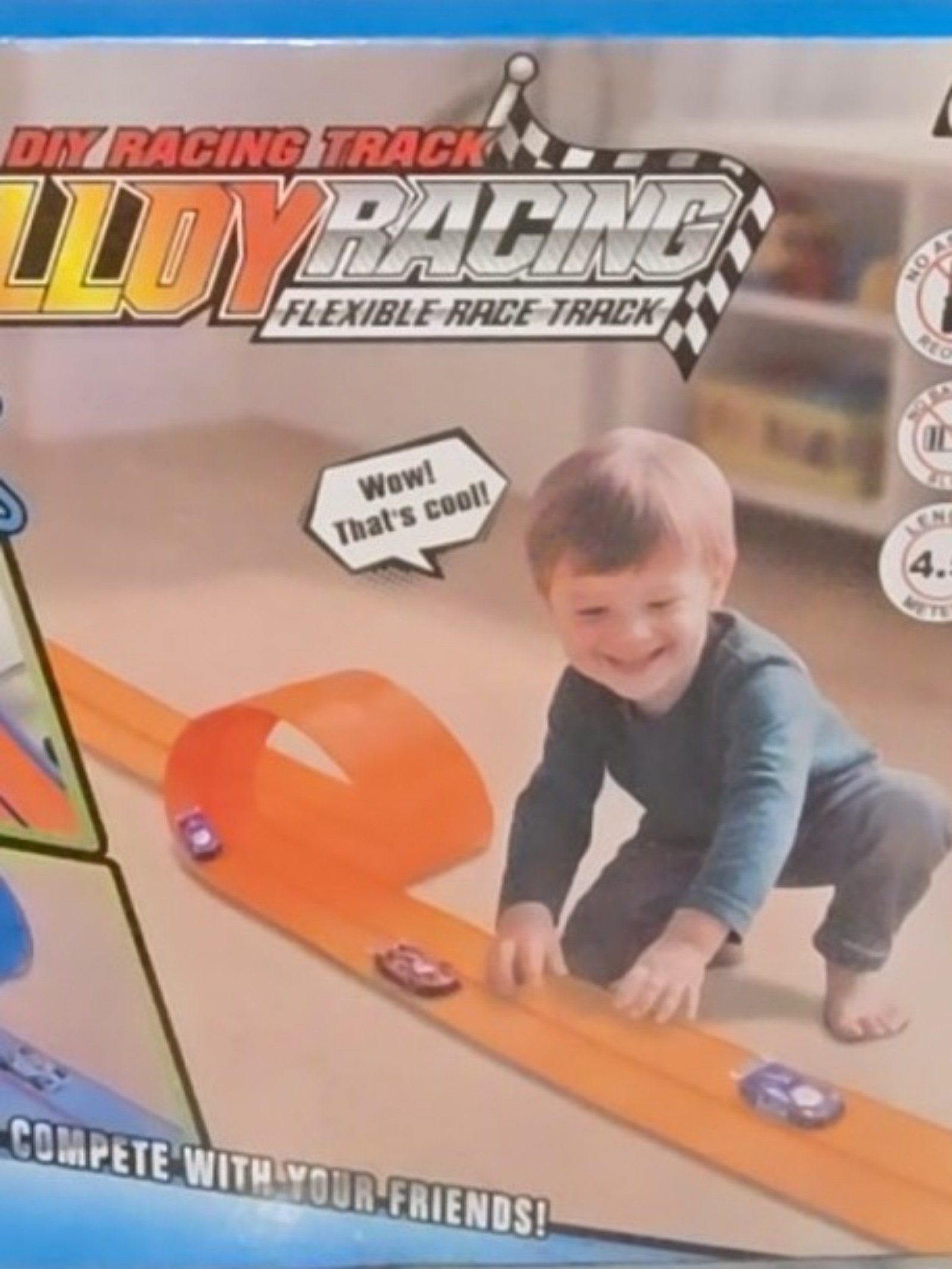 DIY Flexible Race Track Toy Set for Kids 3+