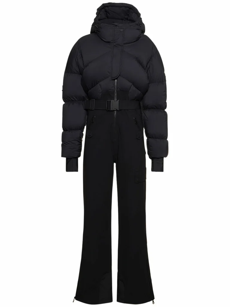 New Cordova Black Down Ski Suit Size snow overall jumpsuit XS