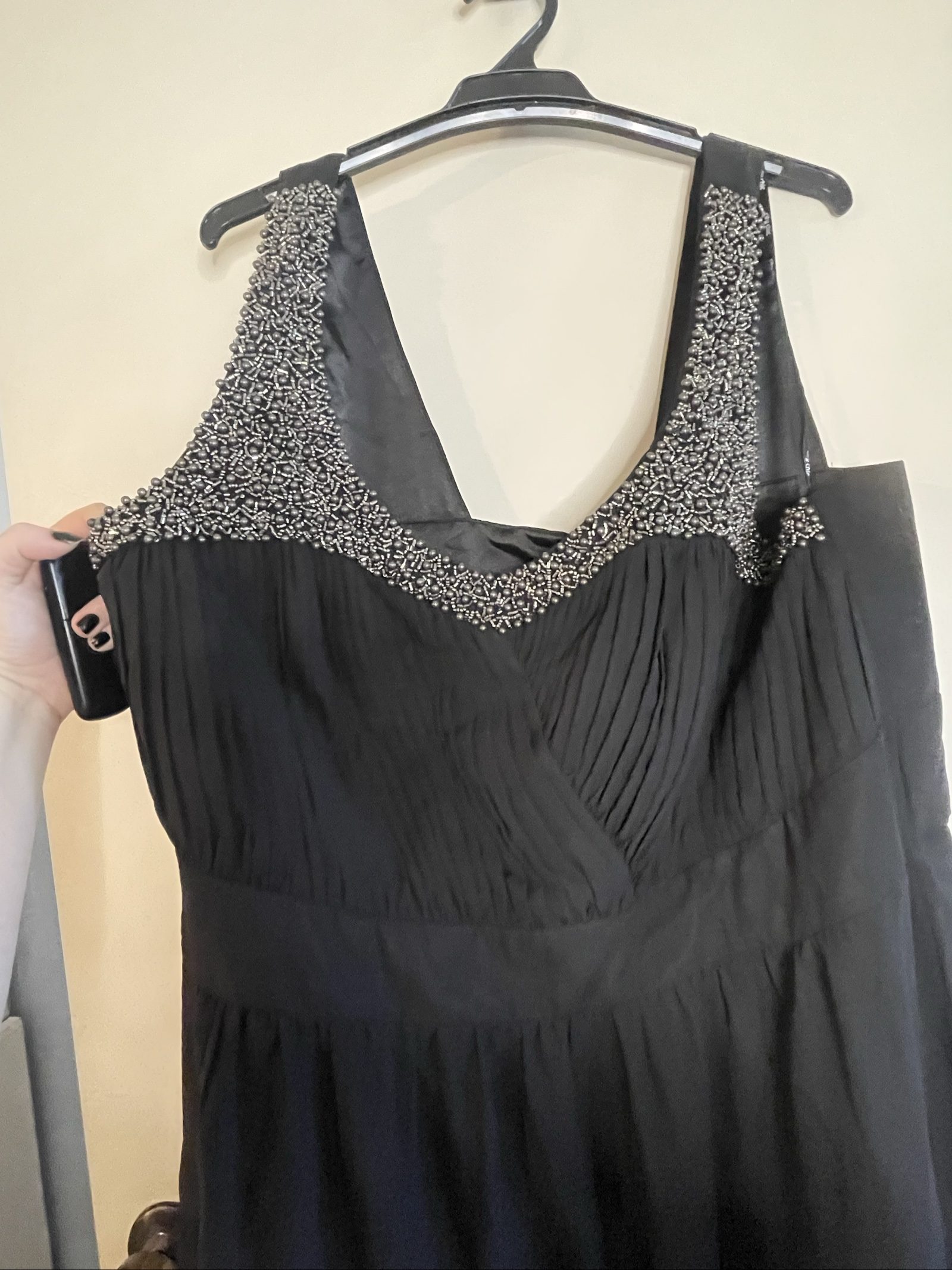 City Chic Women's Black Embellished Maxi Dress Large image 3