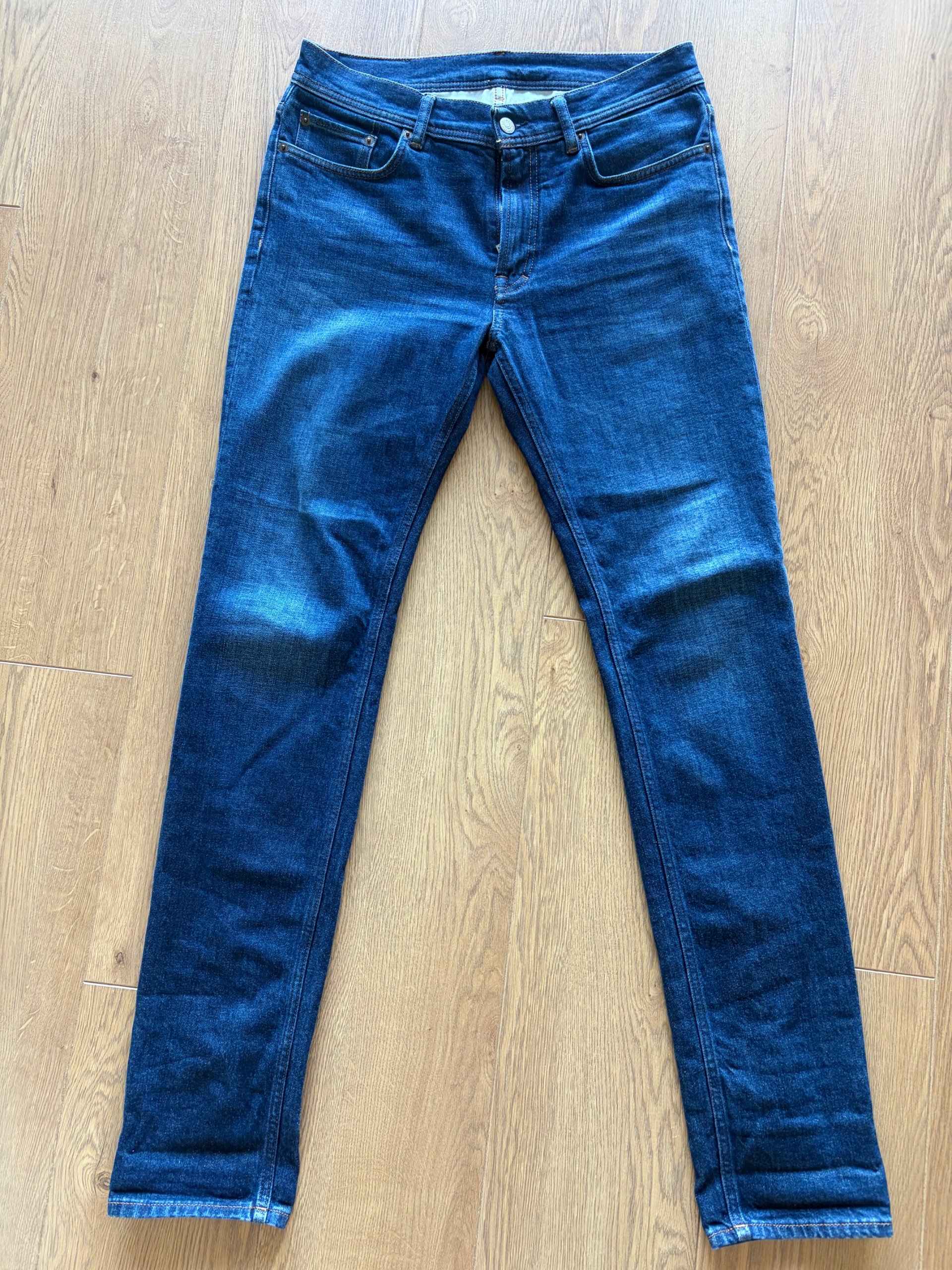 Acne Studios Blue Slim Fit Jeans 32 waist 32 leg Denim