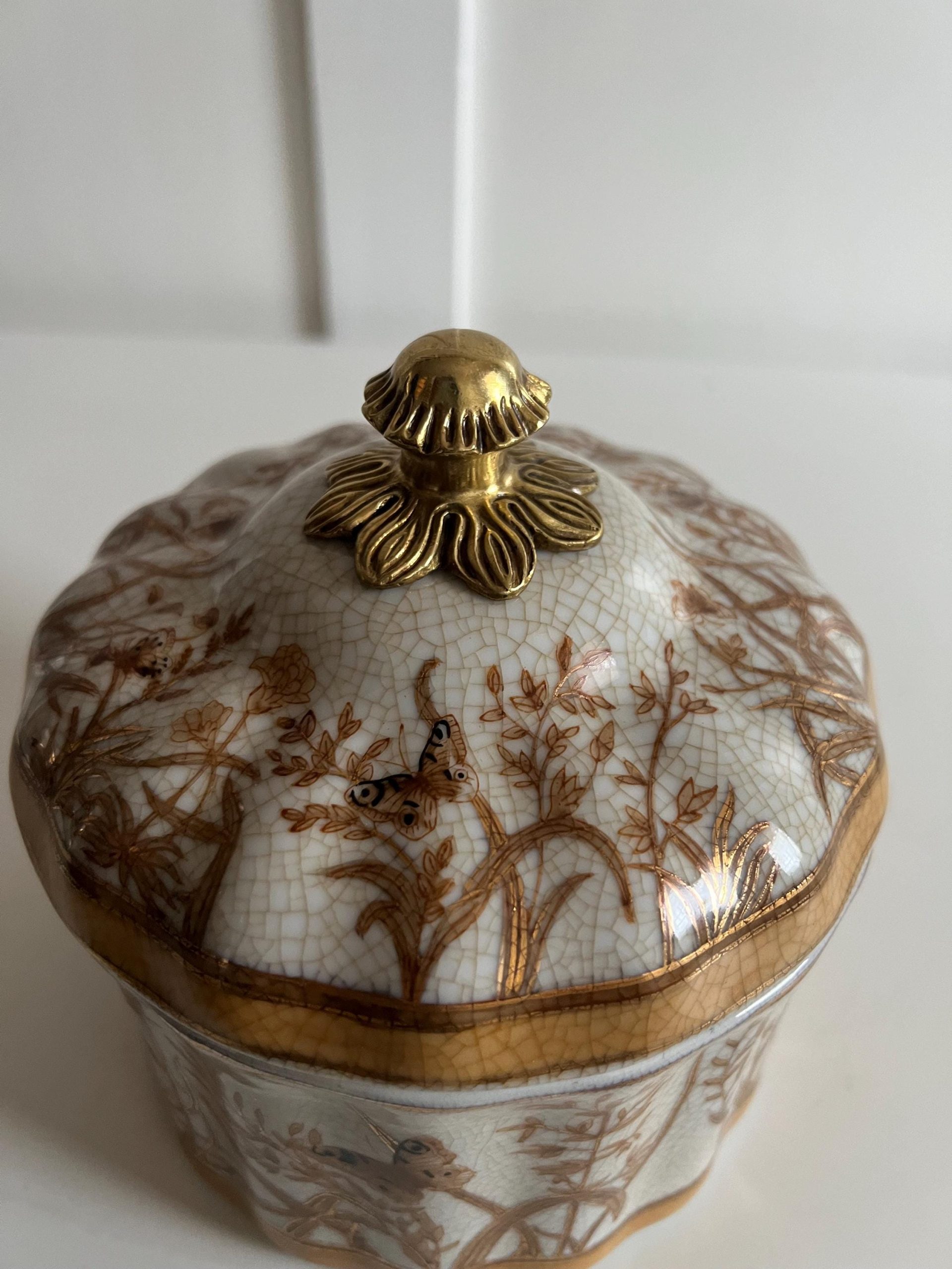 Butterfly Garden Hand-Painted Keepsake Jar image 2