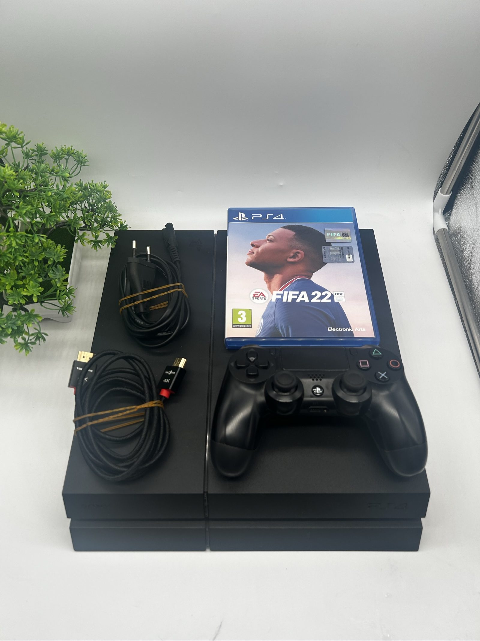 PS4 PlayStation 4 Firmware 13.52 + Controller Originale + FIFA 22 + Cavi