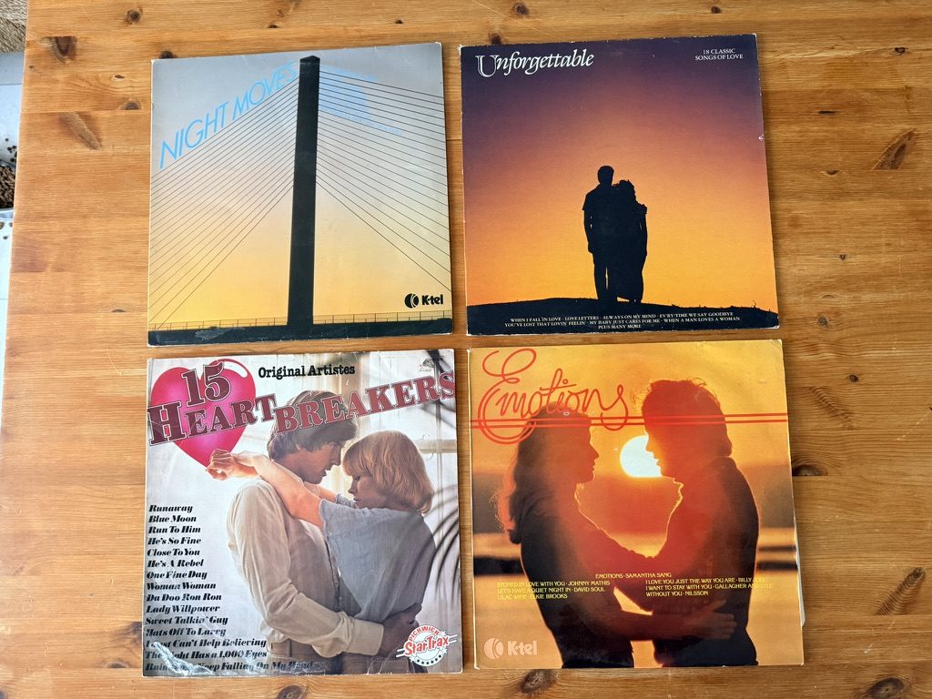 Four Love Song vinyl albums collections compilation LPs Bundle