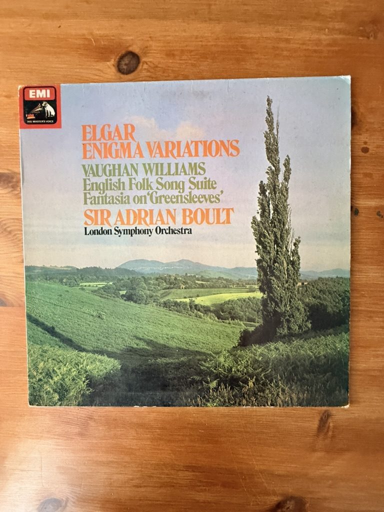 Elgar Vaughan Williams EMI Classical Vinyl LP Album
