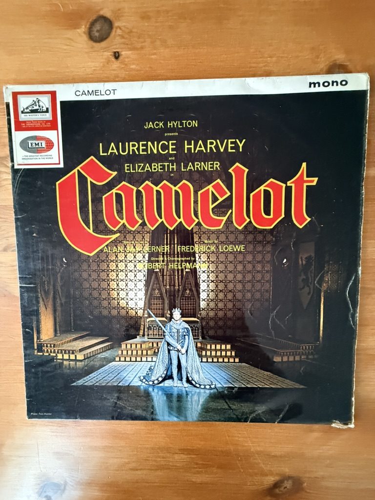 Camelot Vinyl LP Record 33 1/3 RPM Musical Lawrence Harvey Elizabeth Larner